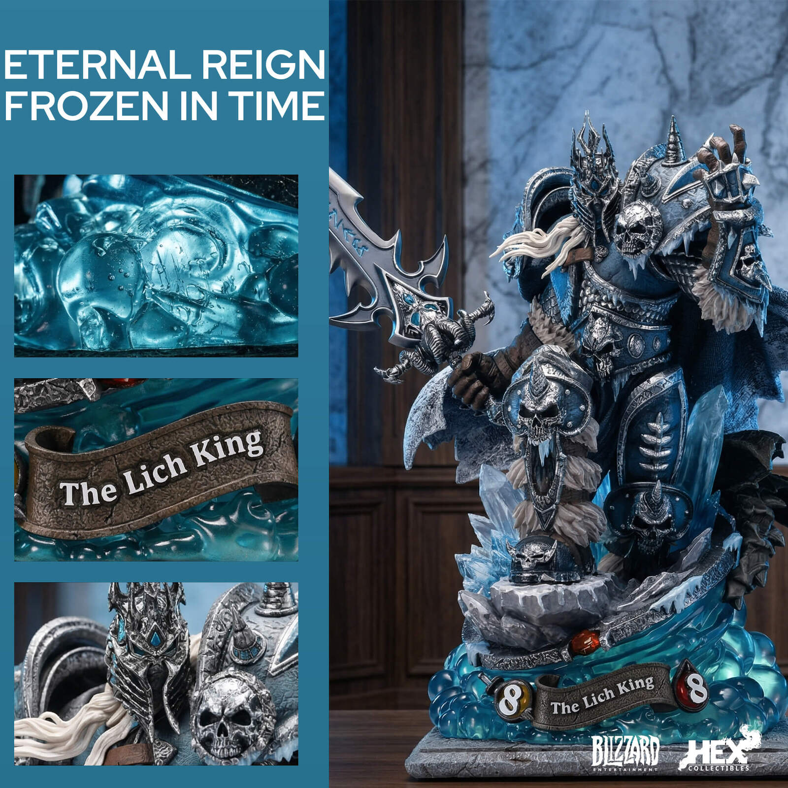 Hearthstone Lich King Figure - Image 5