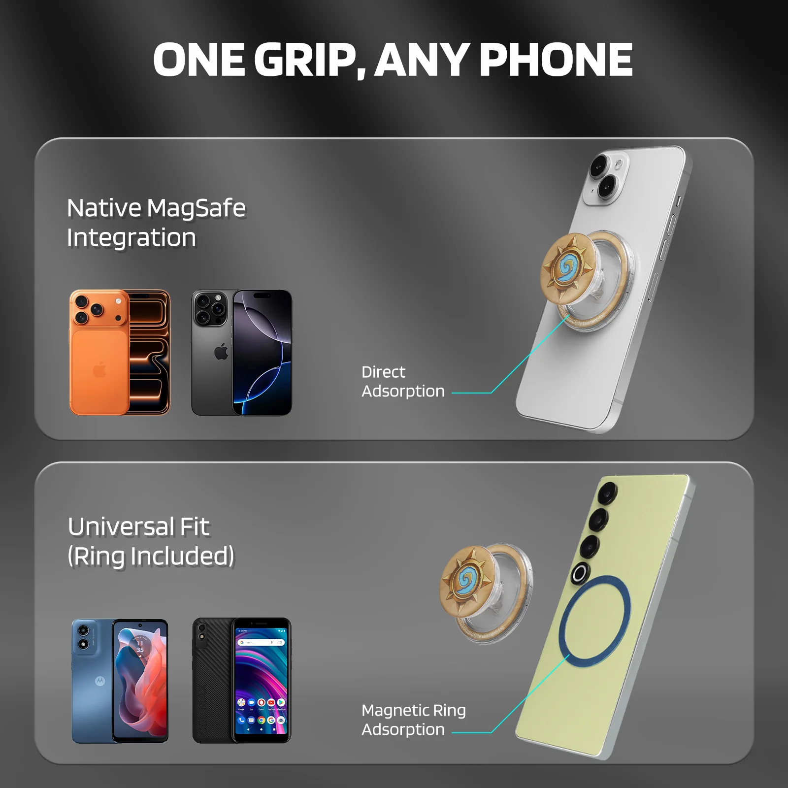 Hearthstone Magnetic Airbag Phone Grip - Image 5