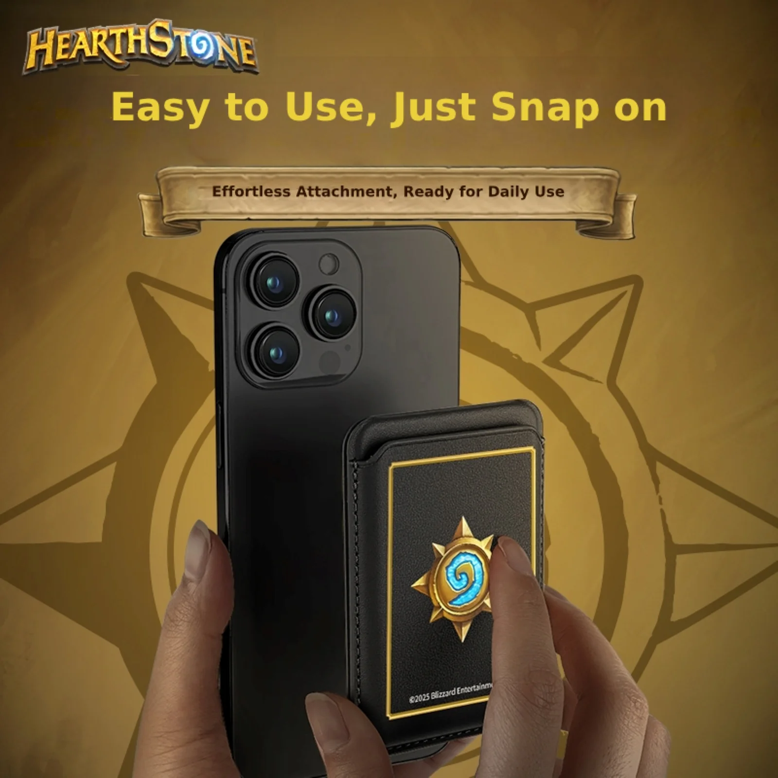 Hearthstone Magnetic Wallet Doubles as Phone Stand - Image 4