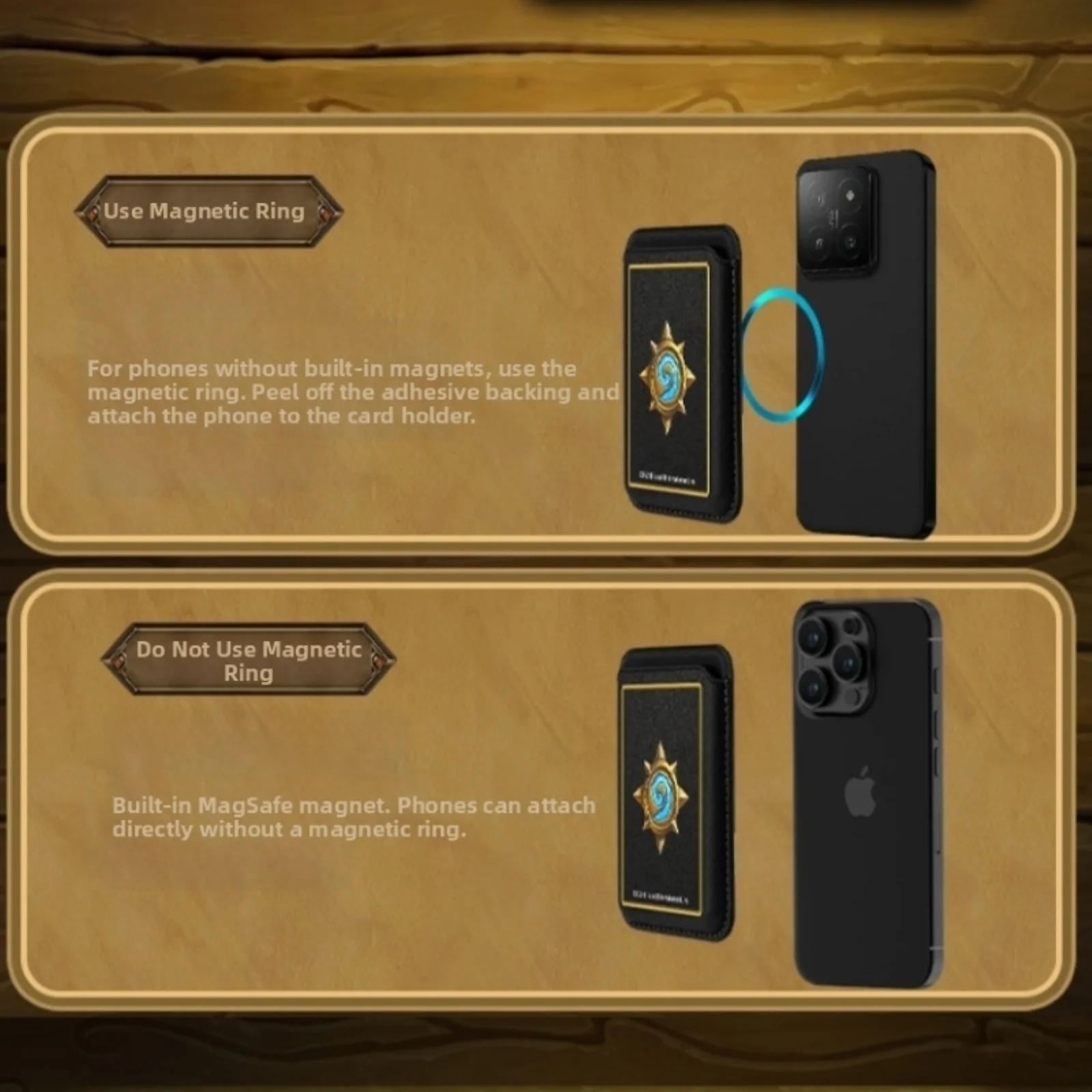 Hearthstone Magnetic Wallet Doubles as Phone Stand - Image 7