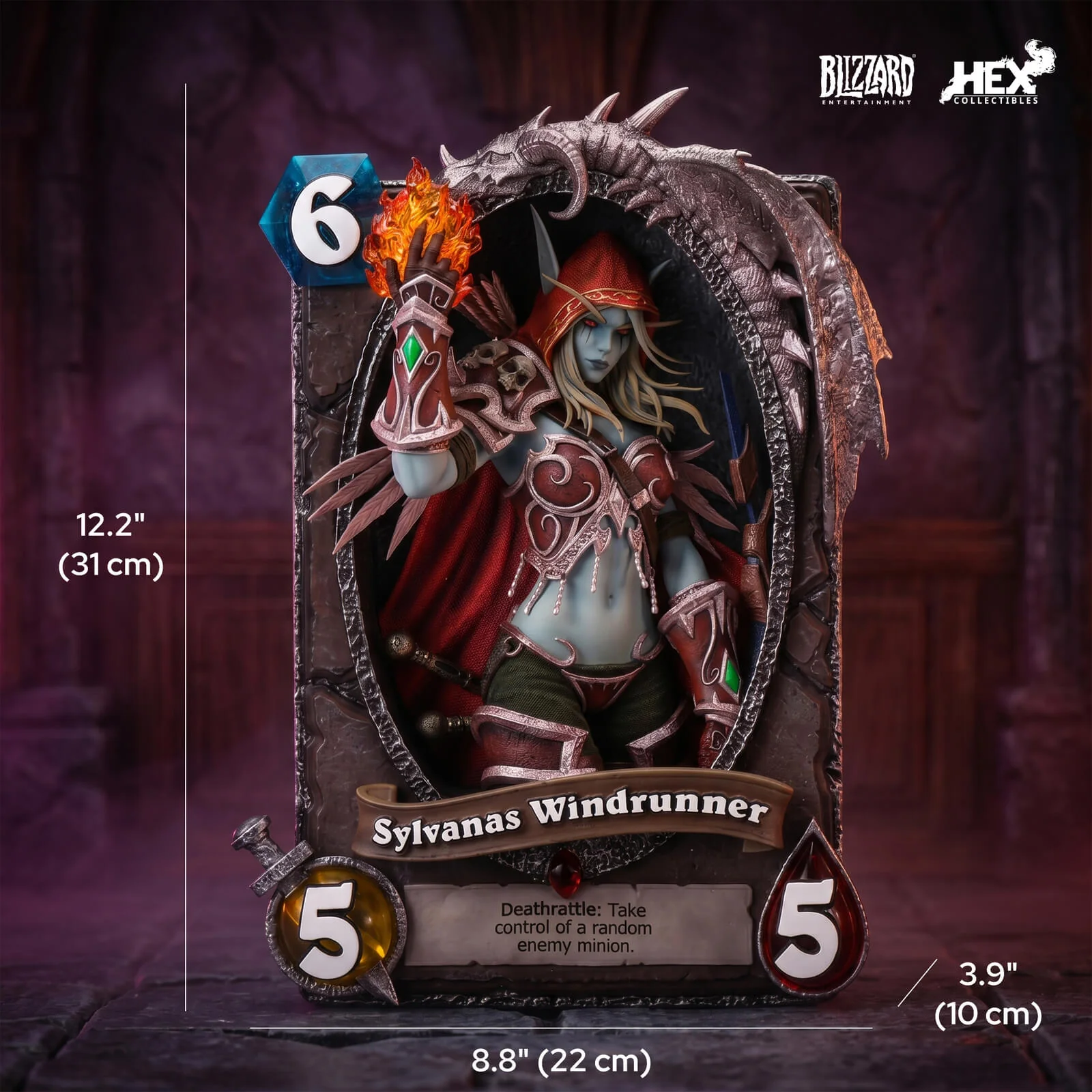 Hearthstone Sylvanas Card Display Frame - Image 4