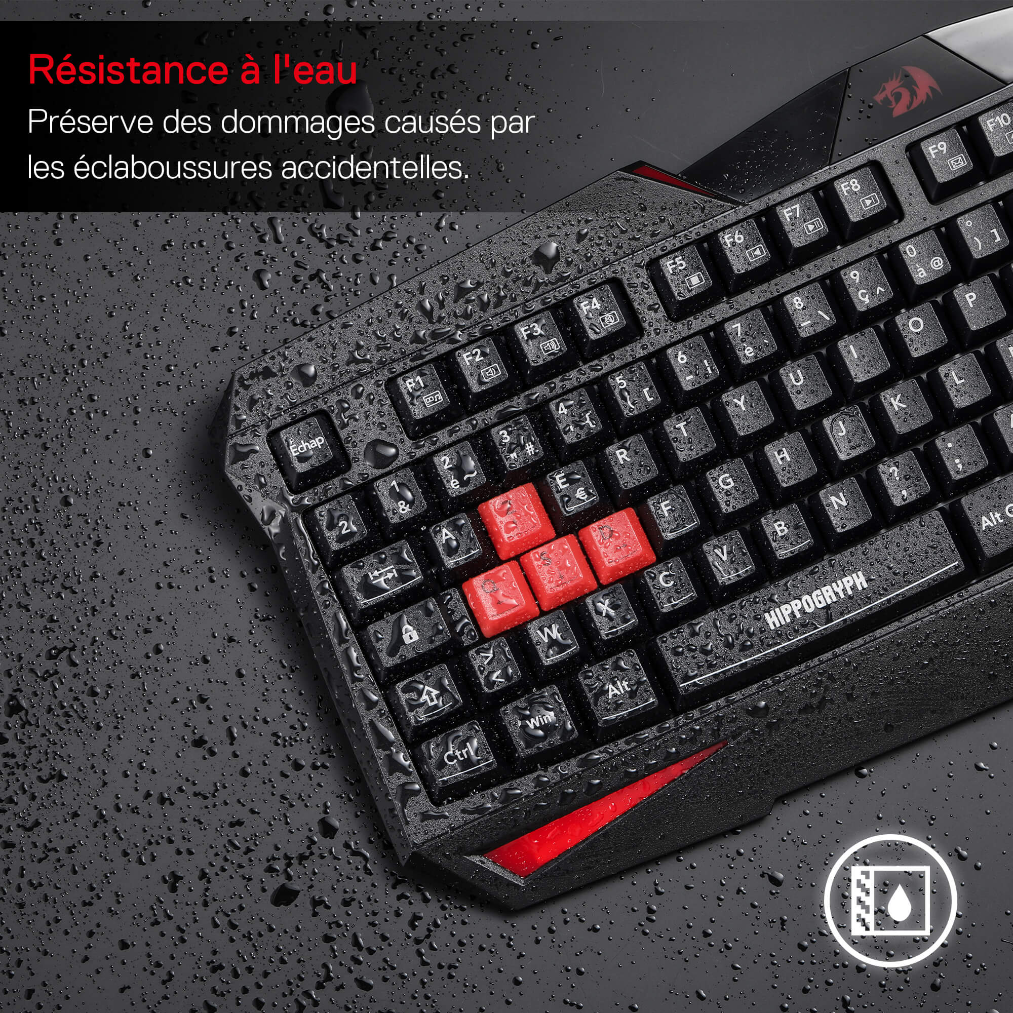 HIPPOGRYPH K301 Clavier De Jeu À Membrane Filiaire - Image 3