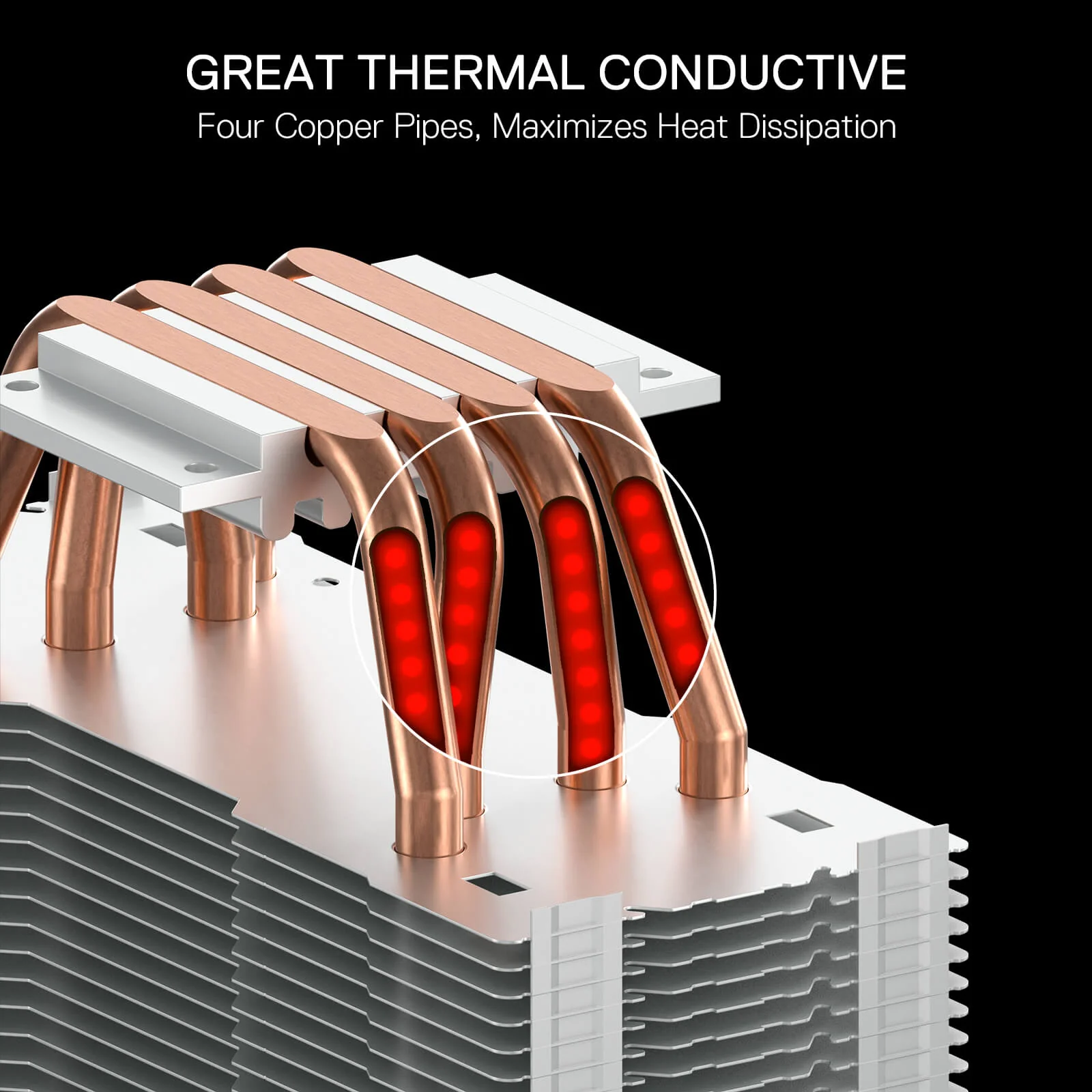 HODUR C219 ARGB Single Tower CPU Air Cooler - Image 10
