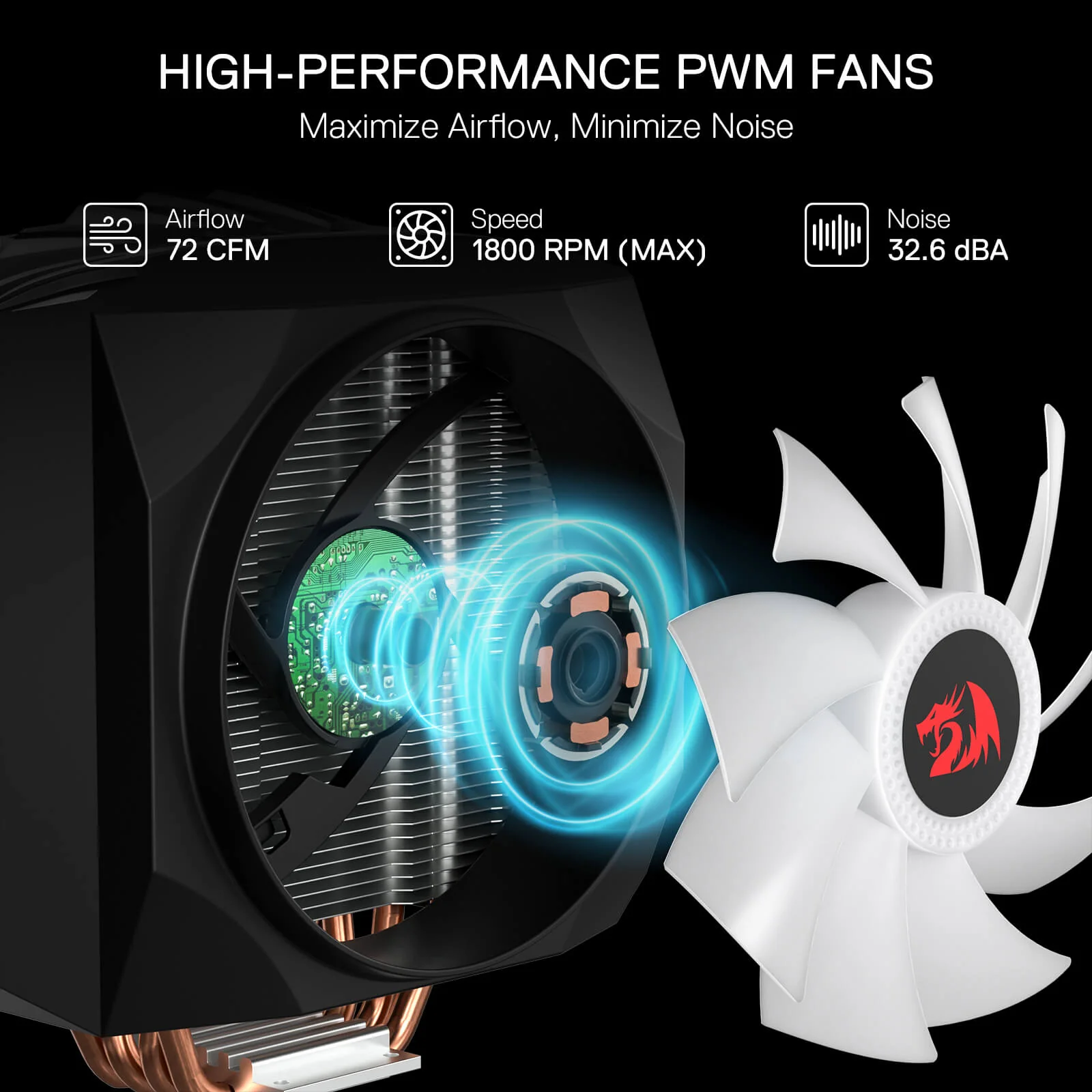 HODUR C219 ARGB Single Tower CPU Air Cooler - Image 5