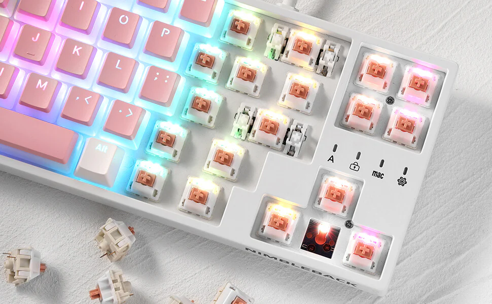 Redragon x LTC Panda Switches for Mechanical Keyboard DIY (30 Pcs) - Image 7
