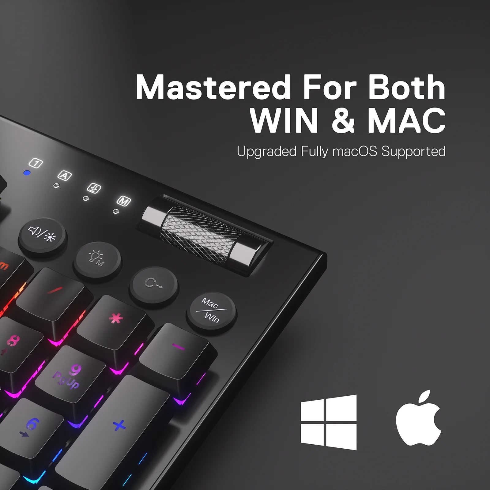 HORUS K618 Ultra-slim Wireless Mechanical Keyboard - Image 4