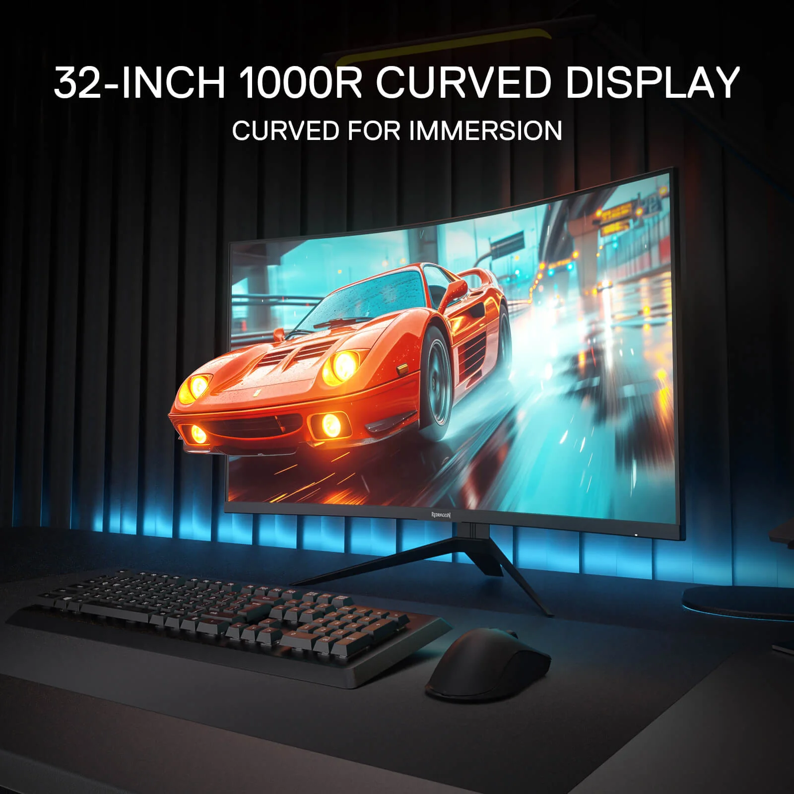 HROTHGAR GM32 32" 180Hz Curve Gaming Monitor - Image 5