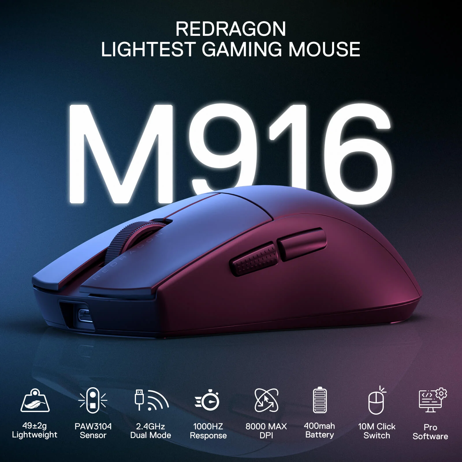 K1NG M916 (2.4Ghz Wireless) - Image 4