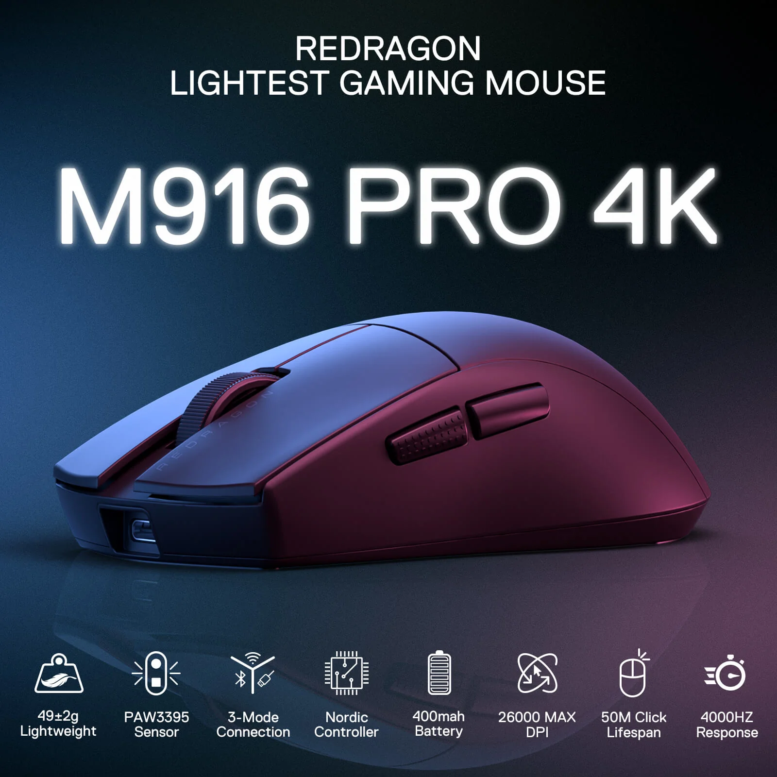 K1NG M916 PRO (4K Hz)/ G49 - Image 10