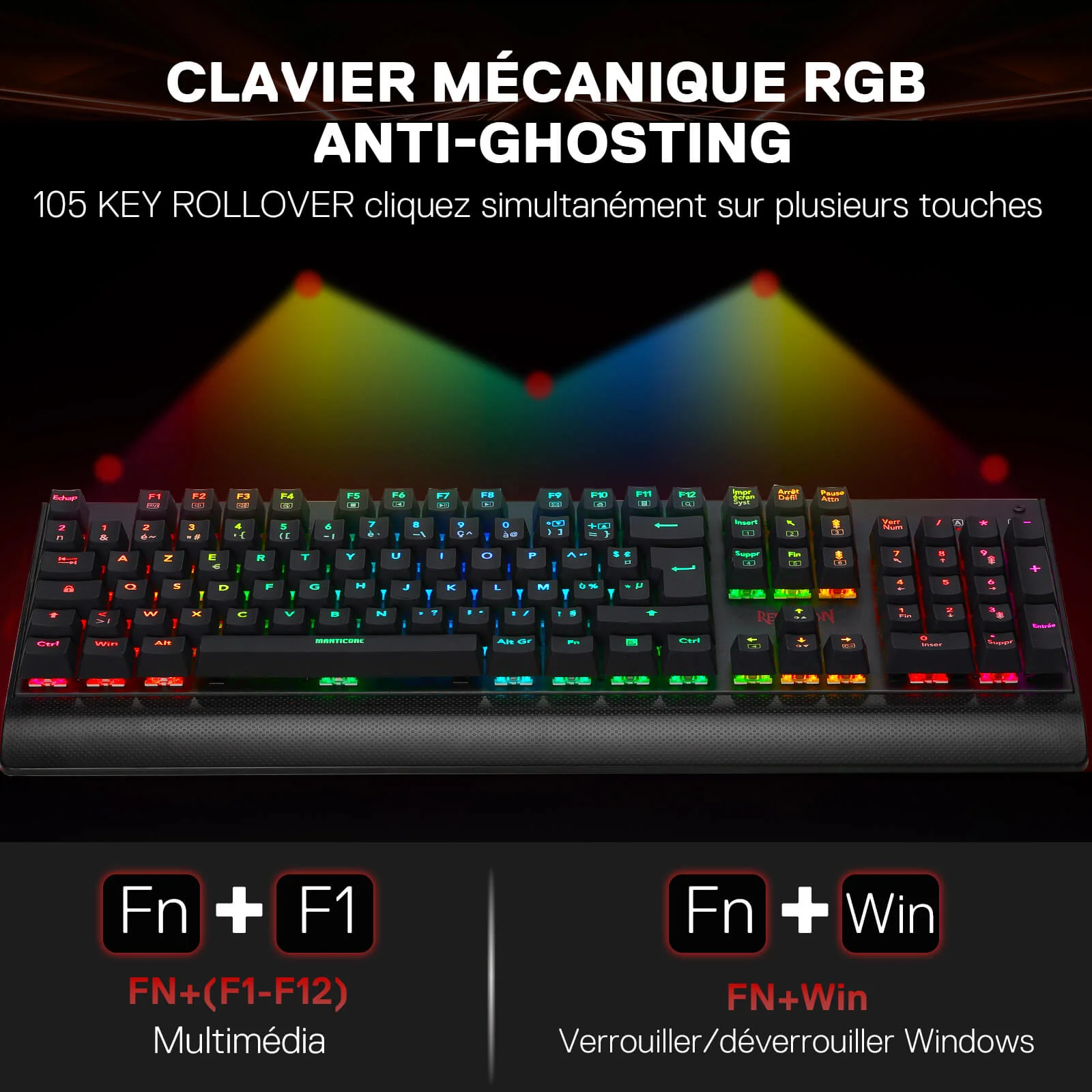 KALA K557 Clavier De Jeu À Membrane Filaire (French Layout Only) - Image 7