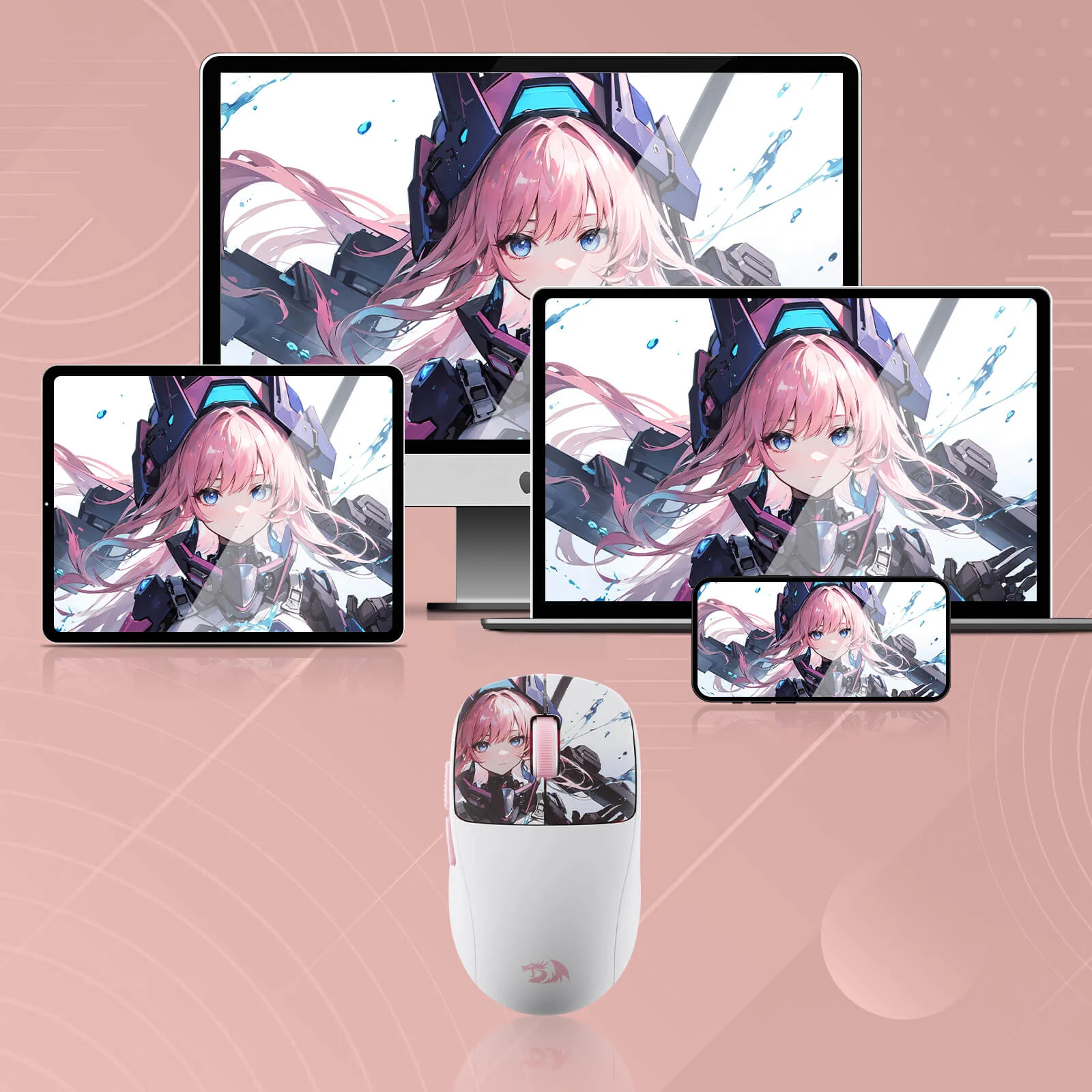 KLYAMOOR M817 PRO Anime Gaming Mouse - Image 10