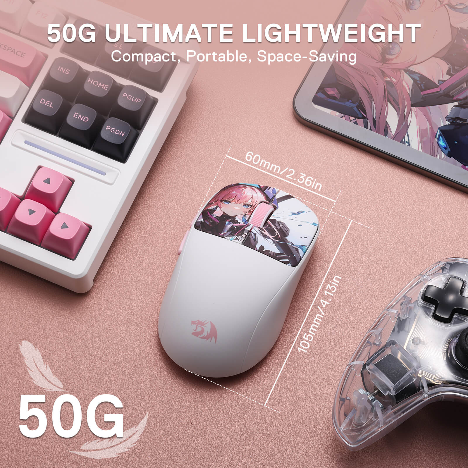 KLYAMOOR M817 PRO Anime Gaming Mouse - Image 8