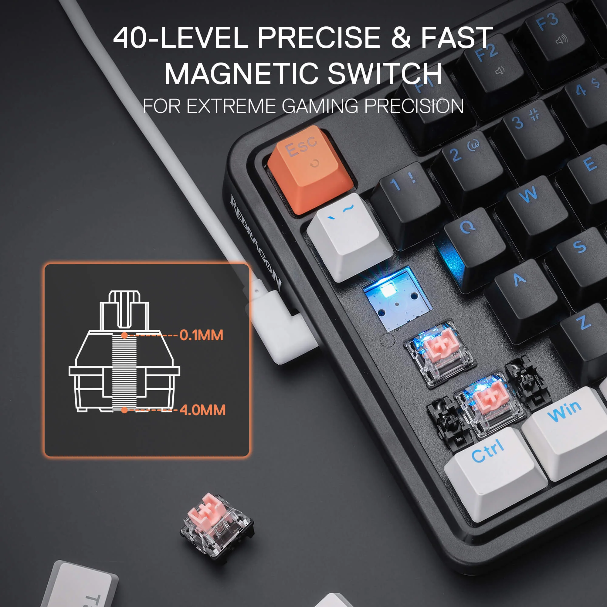 LANDSHAKER K714 (Magnetic Hall Effect Keyboard) - Image 8