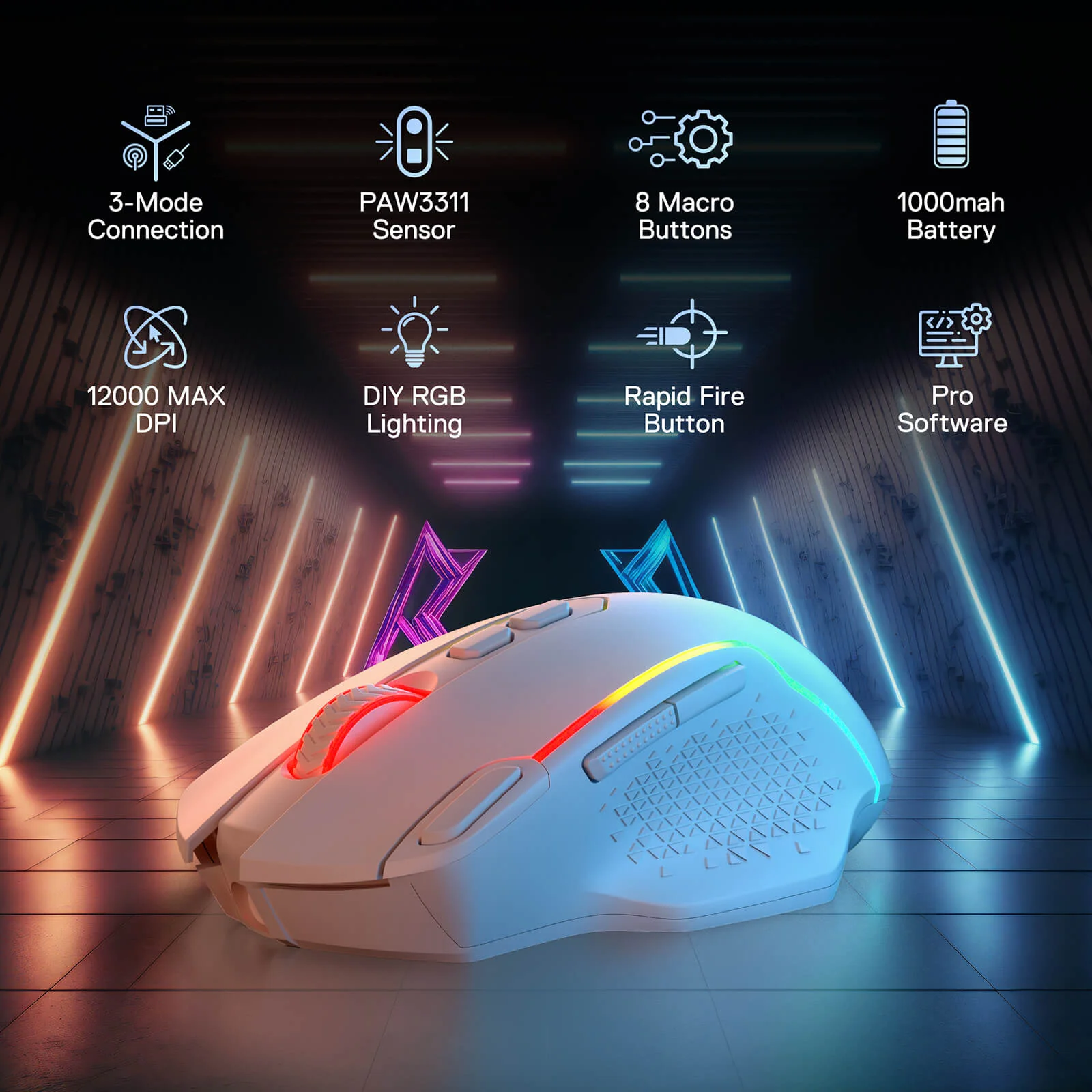 TAIPAN PRO M810 PRO Wireless Gaming Mouse - Image 31