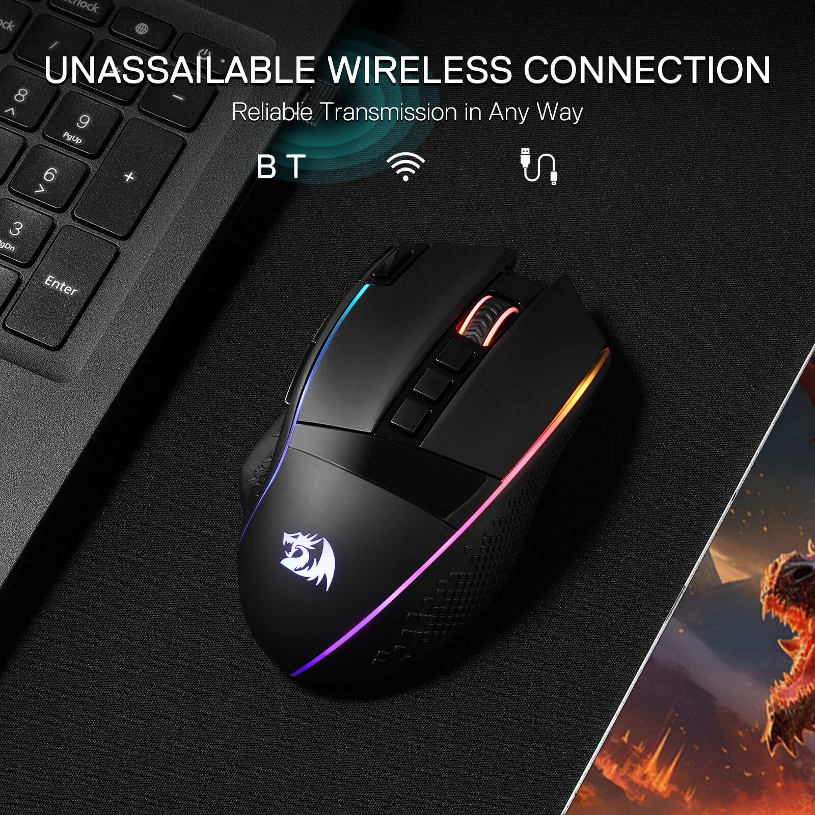 M991 Wireless FPS Gaming Mouse - Image 4