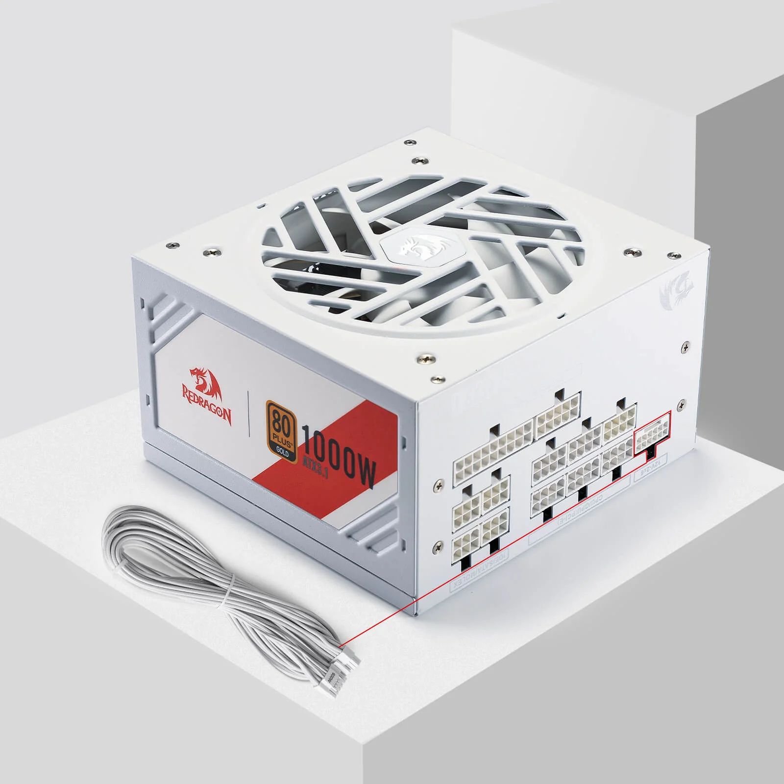 MASTER RGPS PRO 1000W 80 Plus® Gold ATX 3.1 PSU (Black & White) - Image 10