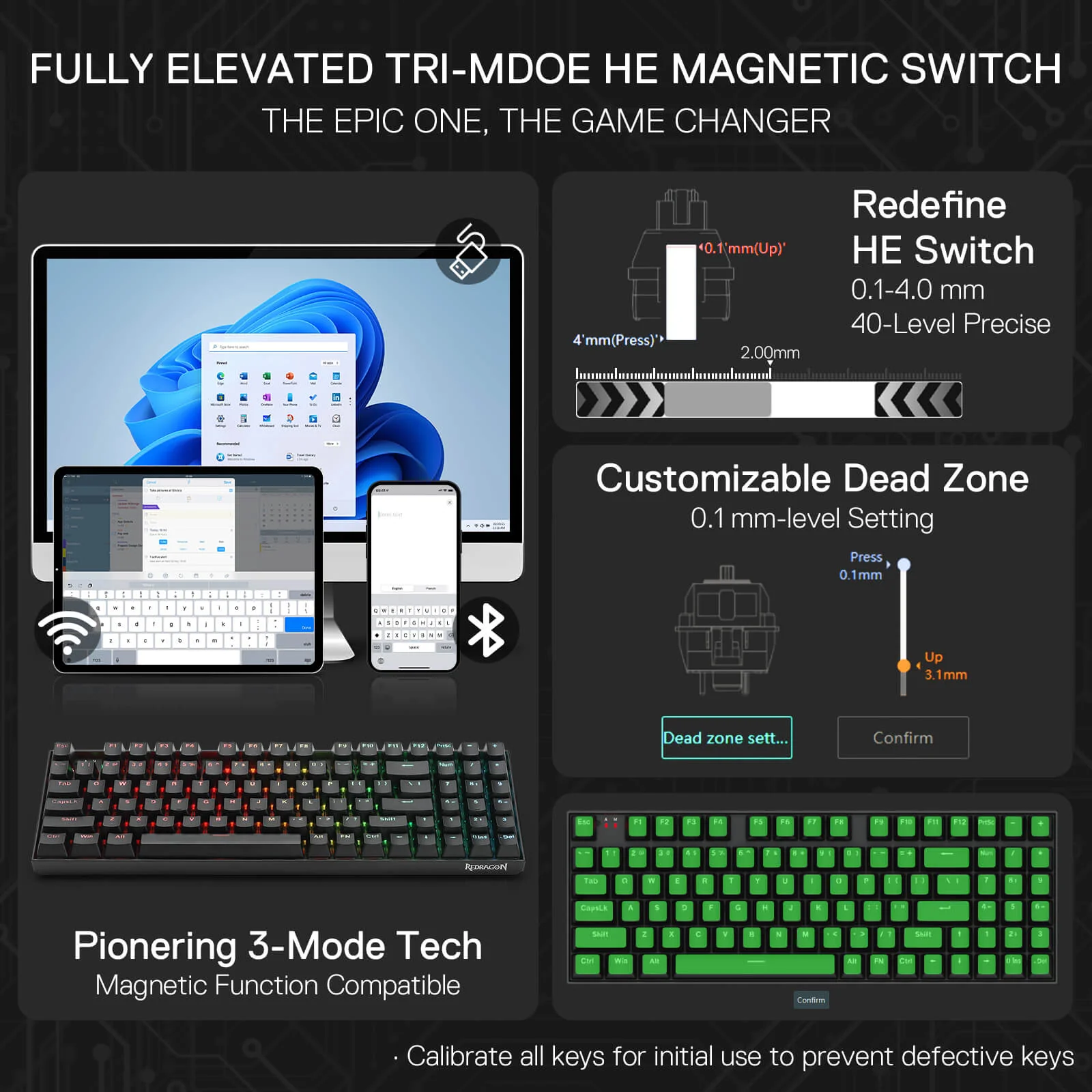 NEPHRITE K736 PRO (Magnetic Hall Effect Keyboard) - Image 10