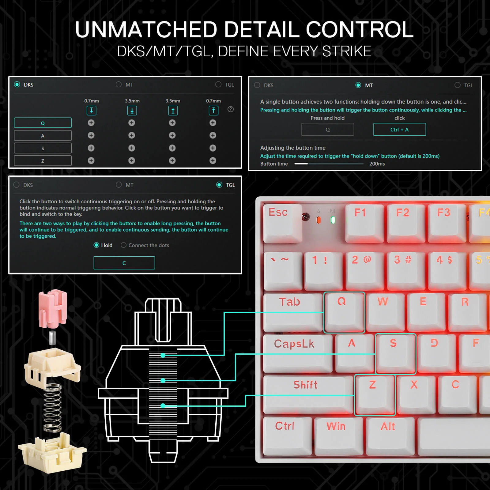 NEPHRITE K736 PRO (Magnetic Hall Effect Keyboard) - Image 13