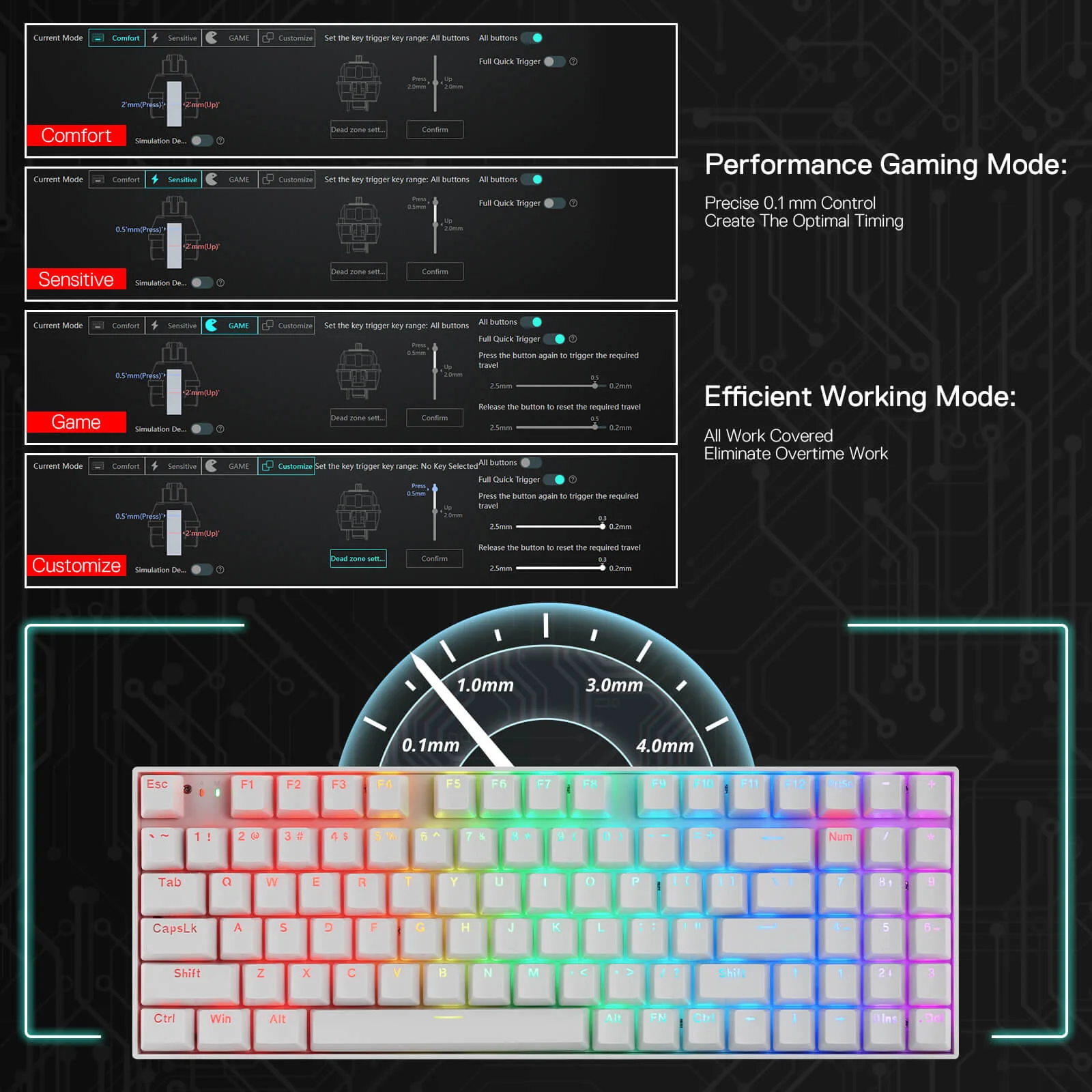 NEPHRITE K736 PRO (Magnetic Hall Effect Keyboard) - Image 14