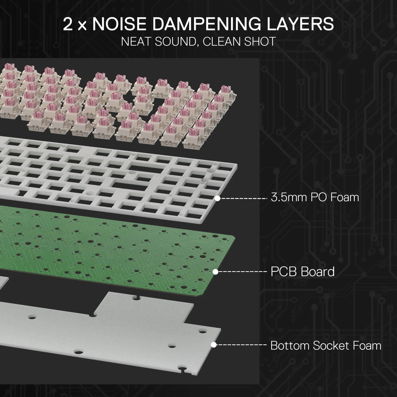 NEPHRITE K736 PRO (Magnetic Hall Effect Keyboard) - Image 6