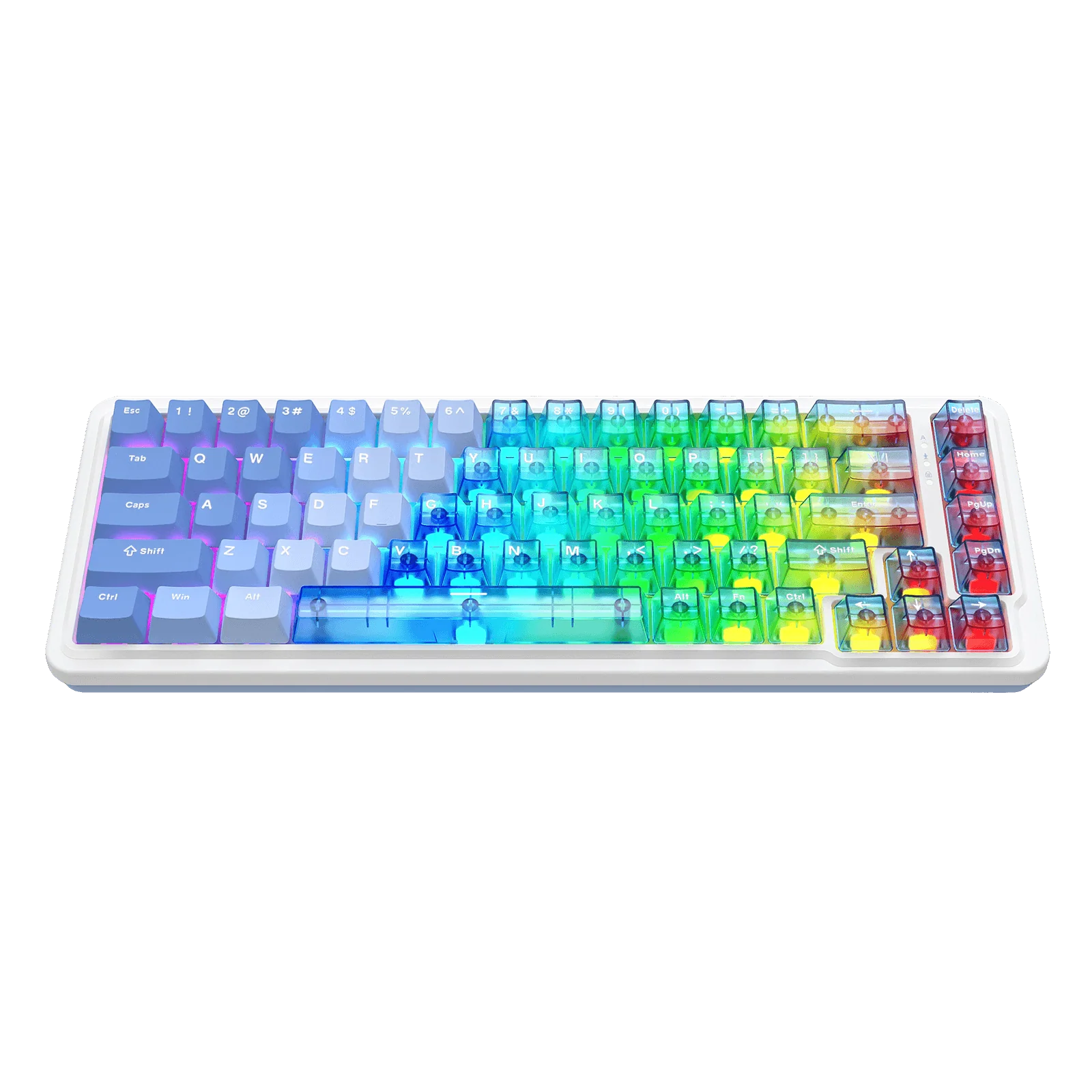 NOVA K709 HE Rapid Trigger Gaming Keyboard (Transparent Blue Keycaps) - Image 9