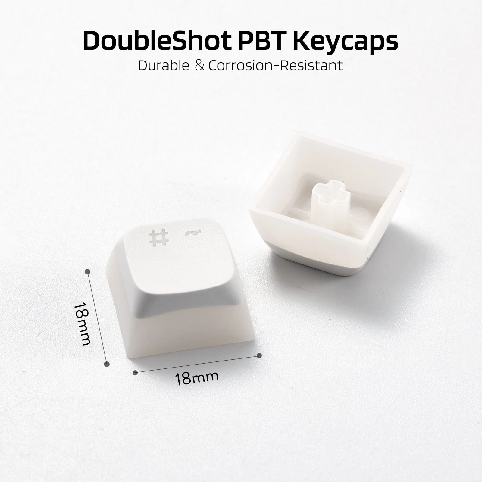 (Only Keycaps) Redragon X LTC 117-Key XDA Profile PBT Double Shot Keycaps Set - Image 5