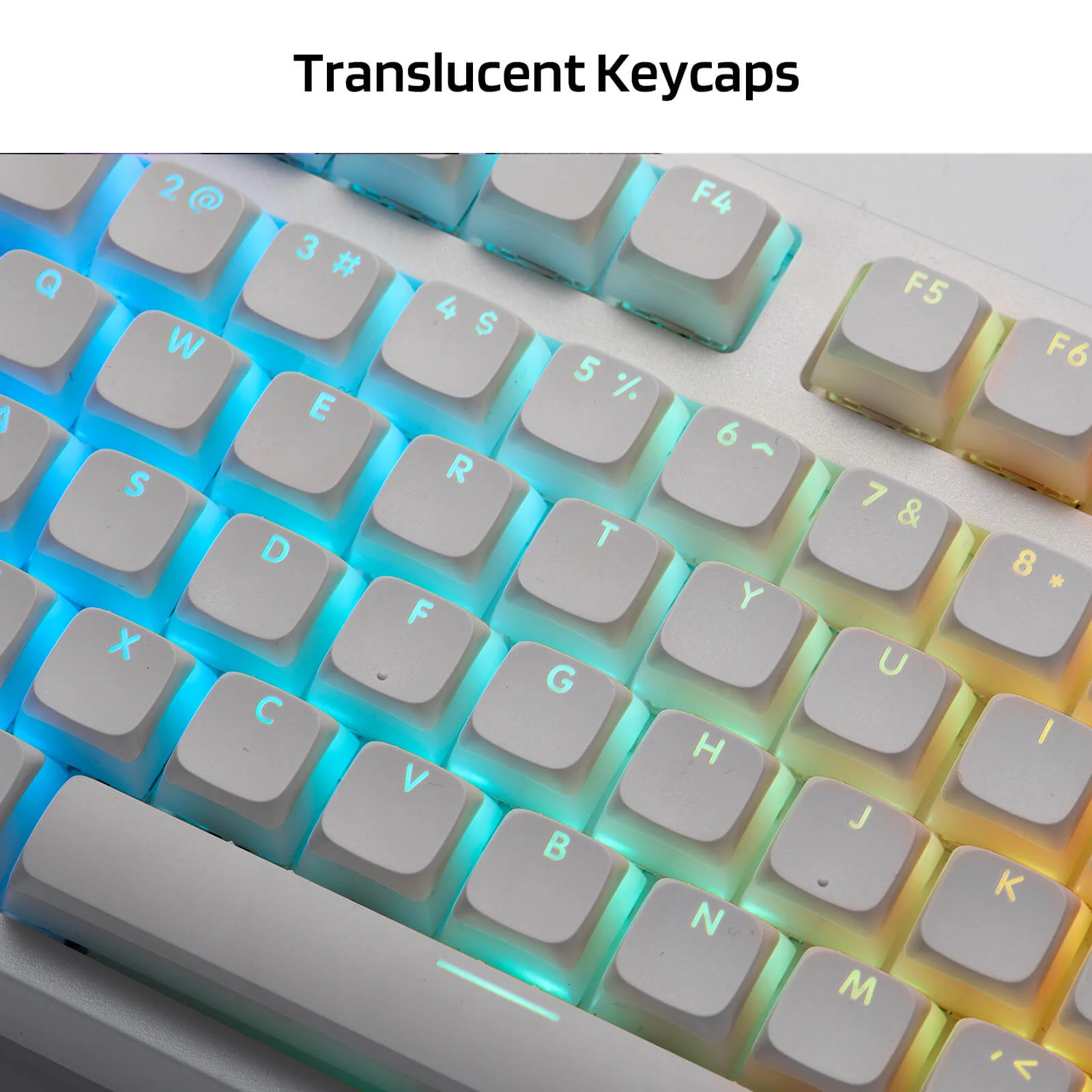 (Only Keycaps) Redragon X LTC 117-Key XDA Profile PBT Double Shot Keycaps Set - Image 7