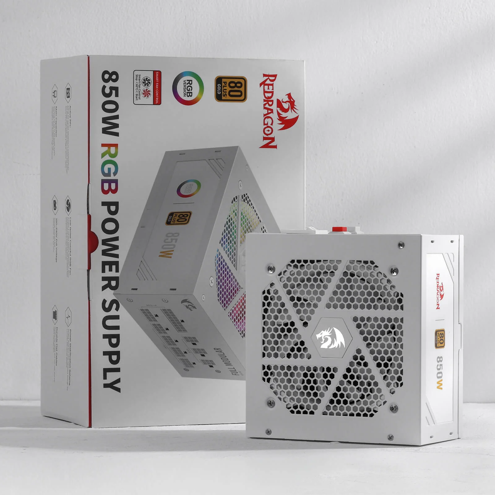 80 Plus® Gold Certified Fully Modular RGB PSU (Black & White) - Image 15