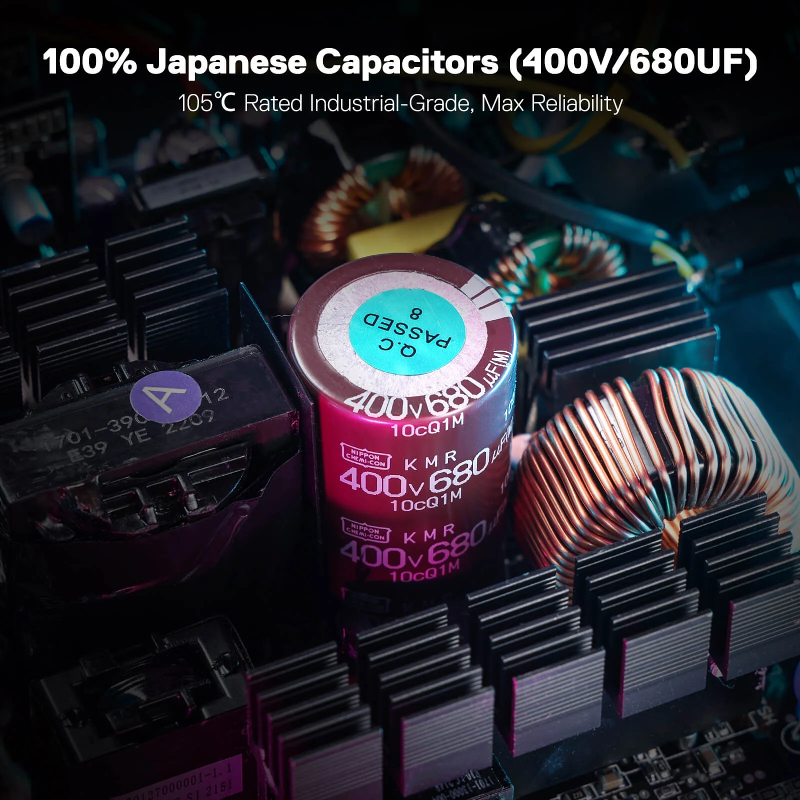 80 Plus® Gold Certified Fully Modular RGB PSU (Black & White) - Image 19