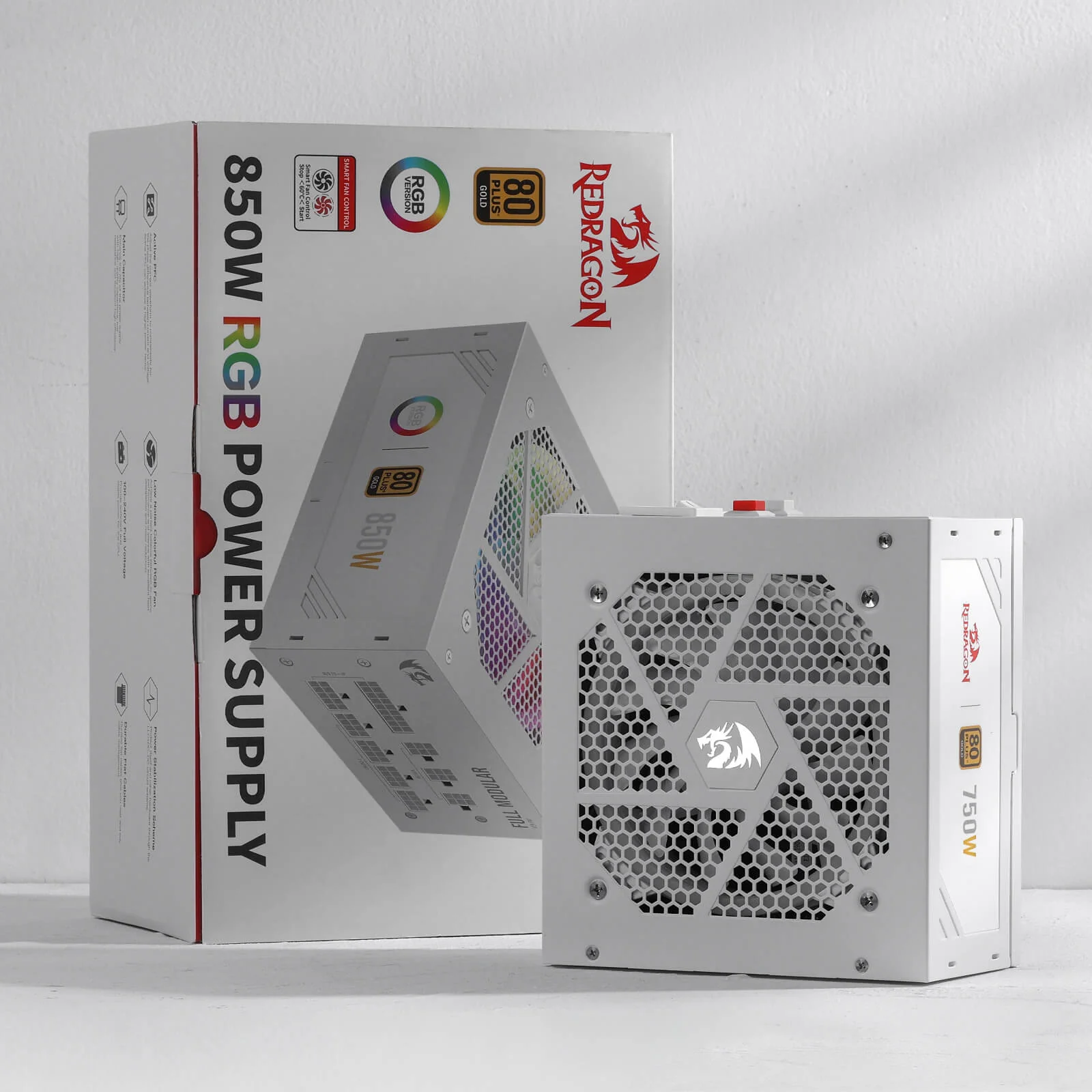 80 Plus® Gold Certified Fully Modular RGB PSU (Black & White) - Image 7