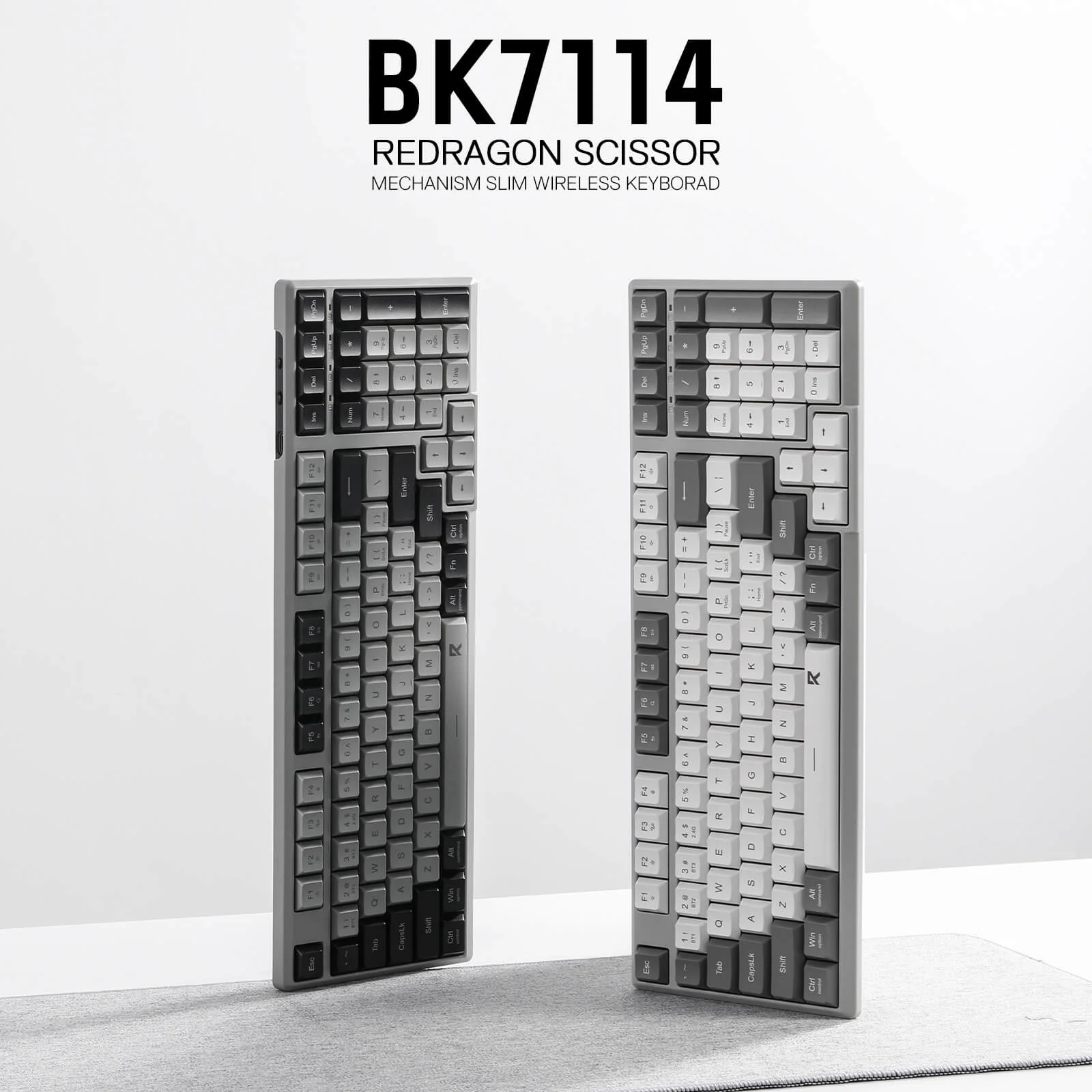 BK7114 Scissor Low-Profile Slim Wireless Keyboard - Image 3