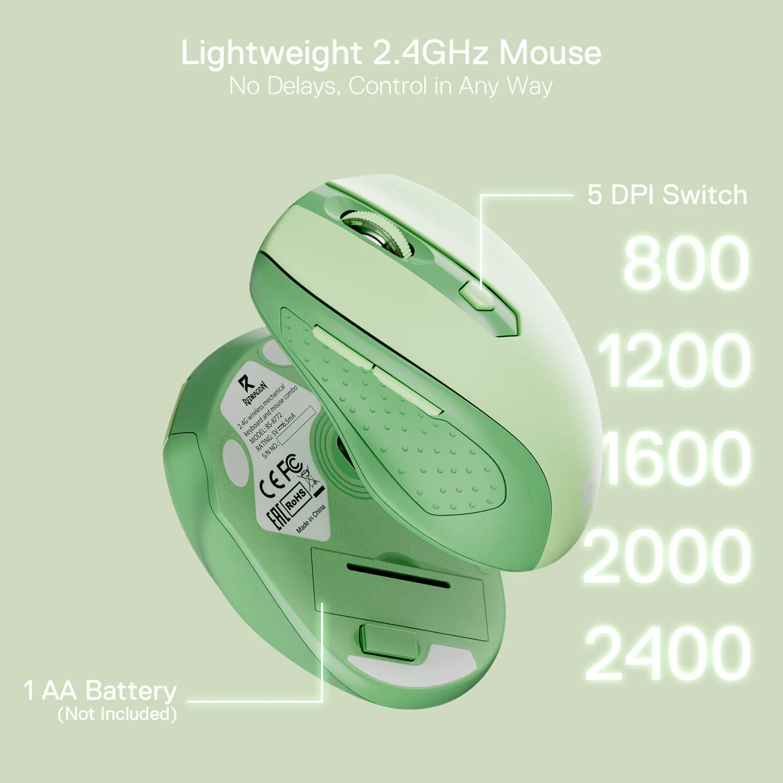 (Open-box) BS8772 Wireless Keyboard and Mouse Combo - Image 18