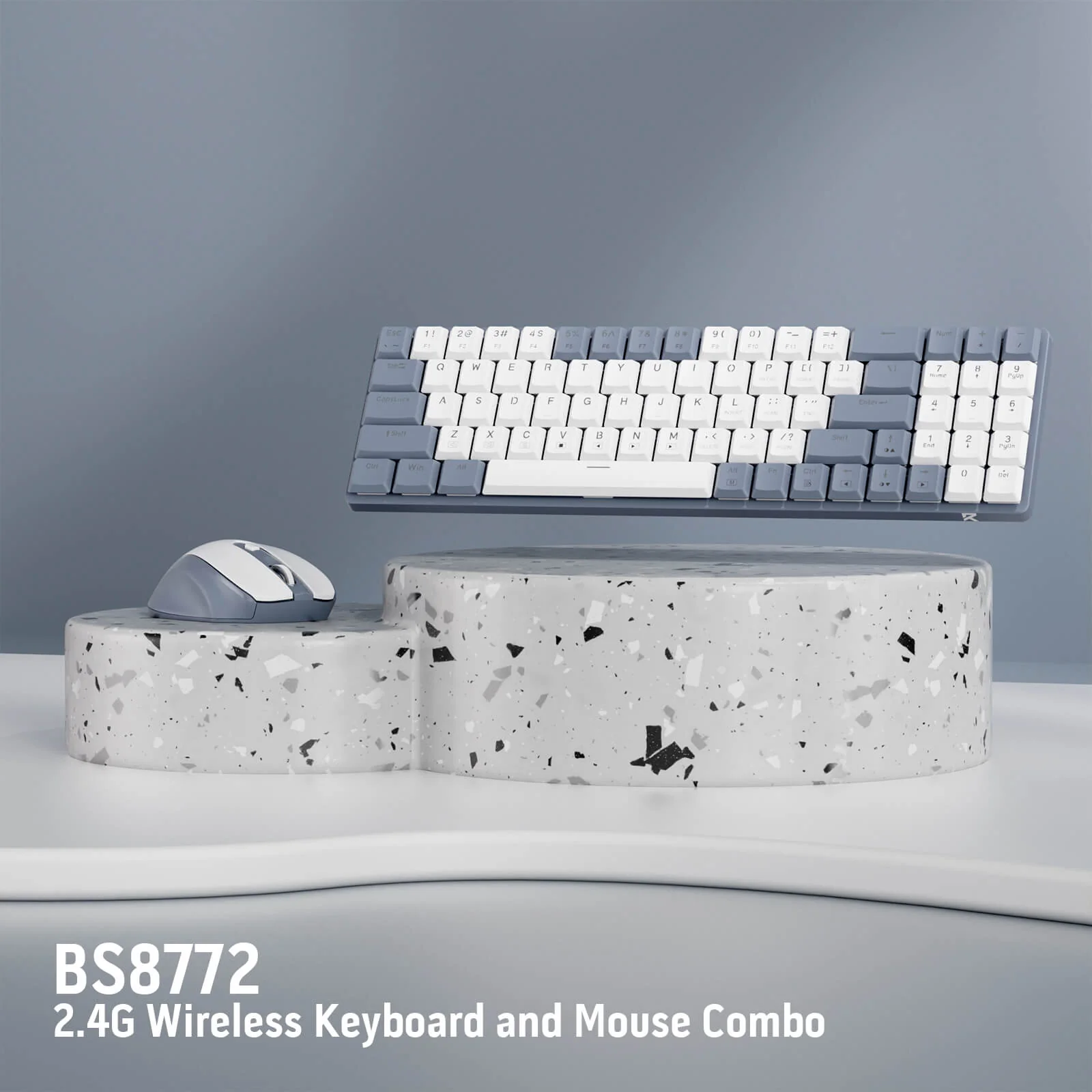 (Open-box) BS8772 Wireless Keyboard and Mouse Combo - Image 2