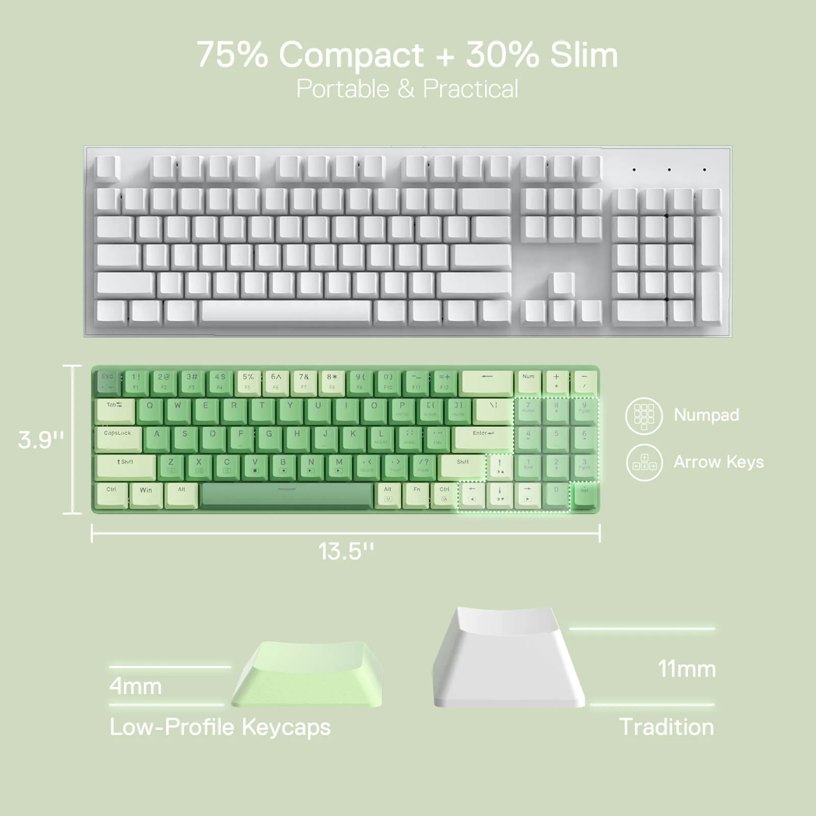 (Open-box) BS8772 Wireless Keyboard and Mouse Combo - Image 24