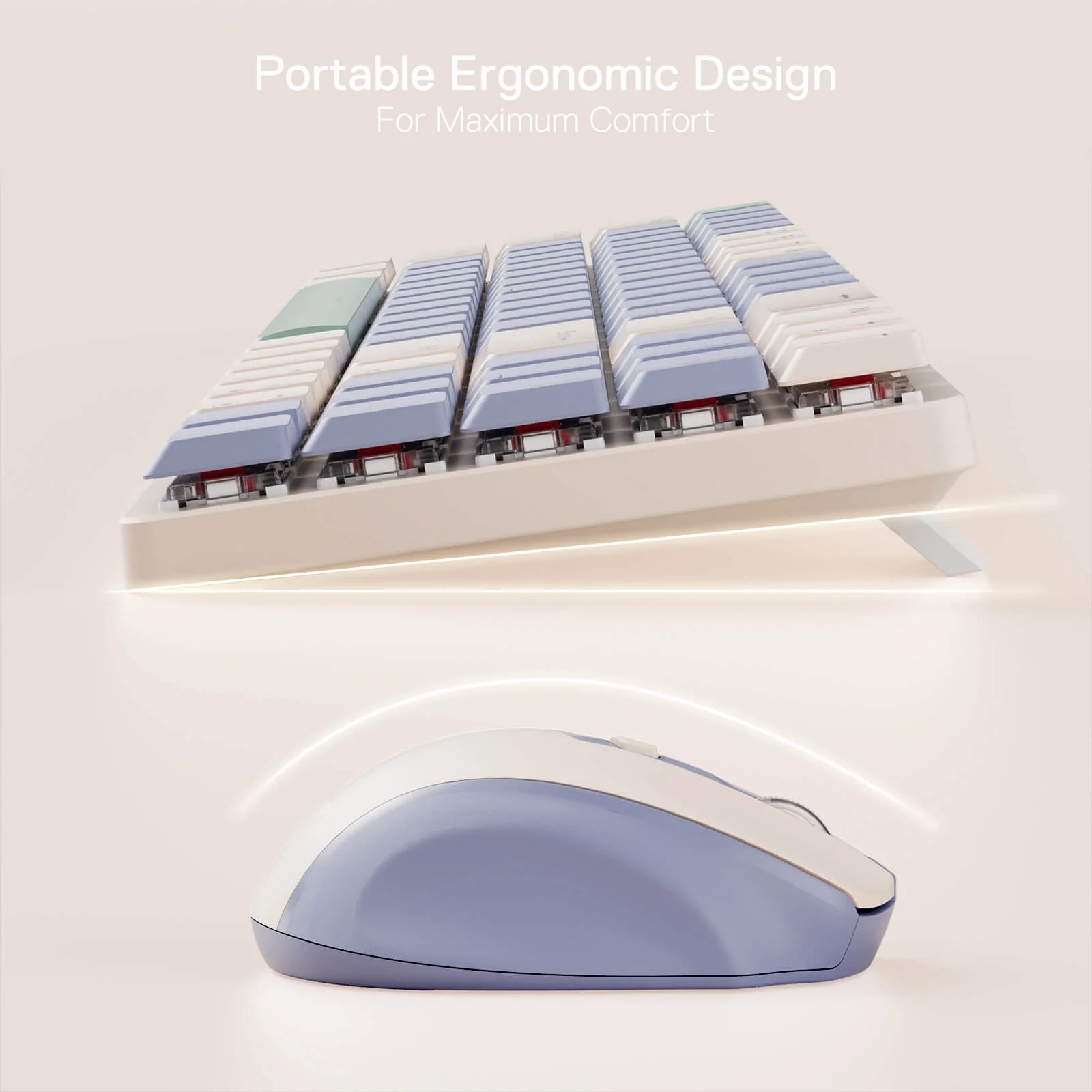 (Open-box) BS8772 Wireless Keyboard and Mouse Combo - Image 9
