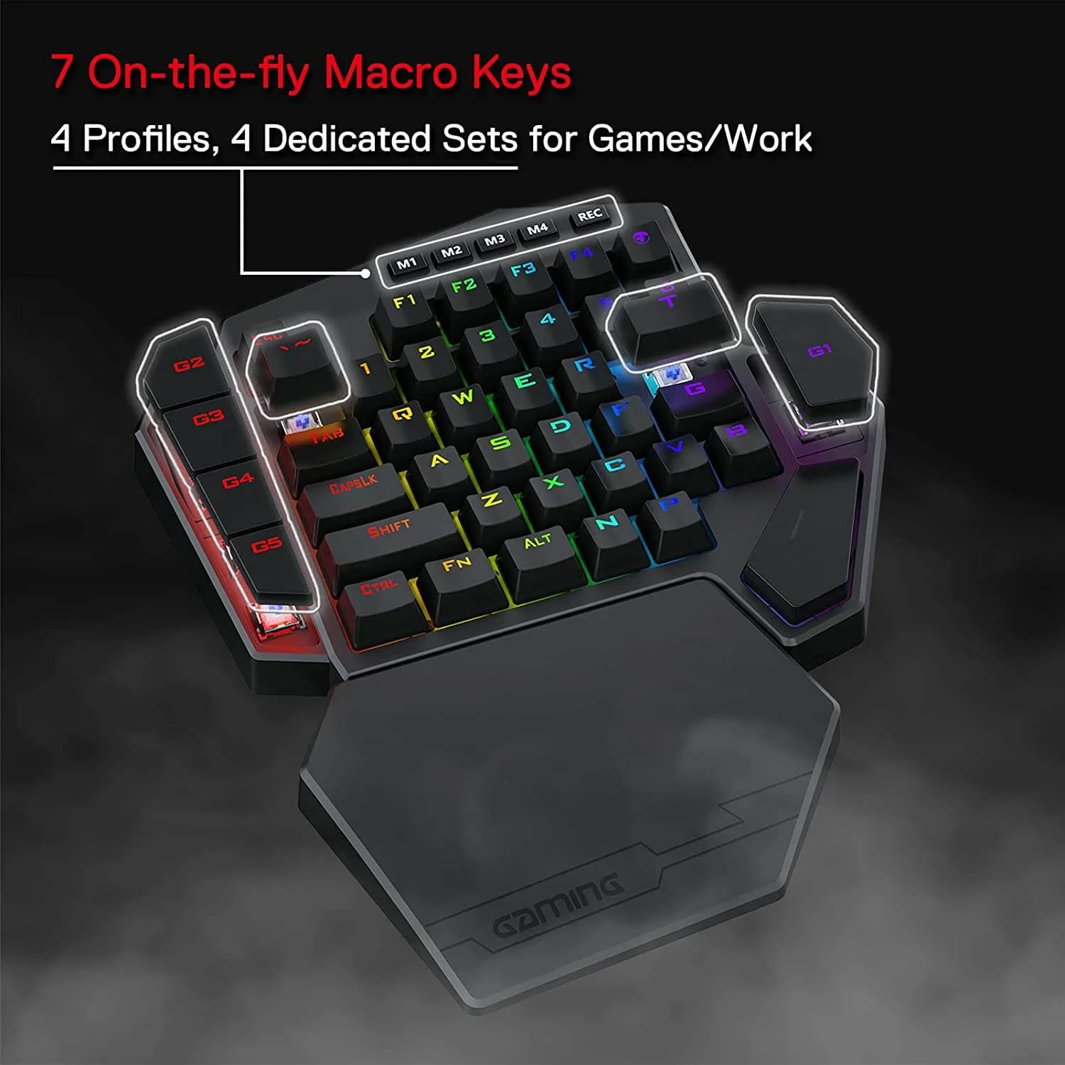 DITI K585 Pro Wireless One-Handed Gaming Keyboard - Image 9
