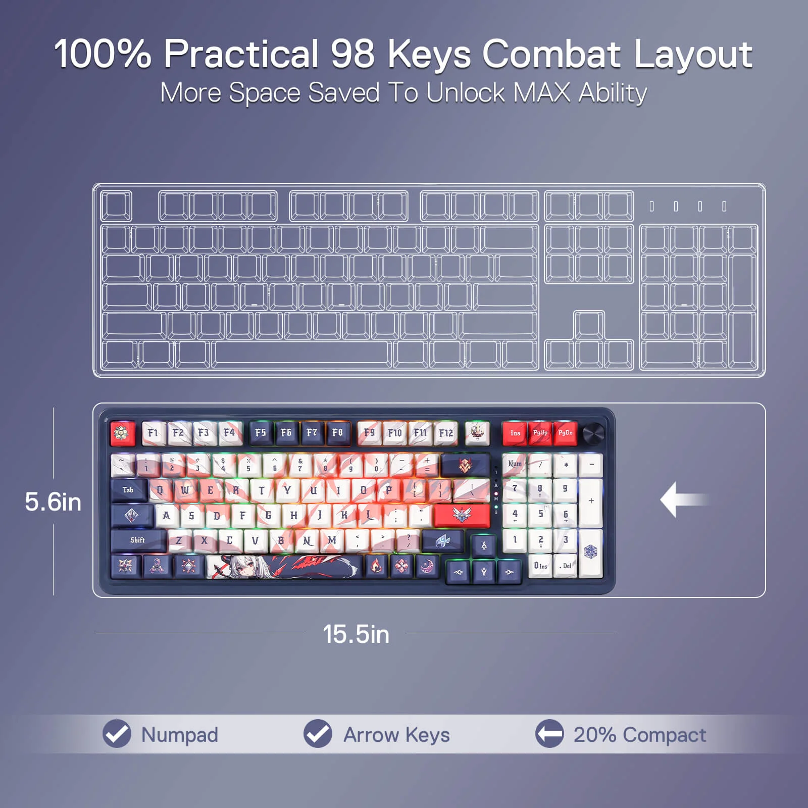 EISA K686 PRO SE Anime Keyboard - Image 9