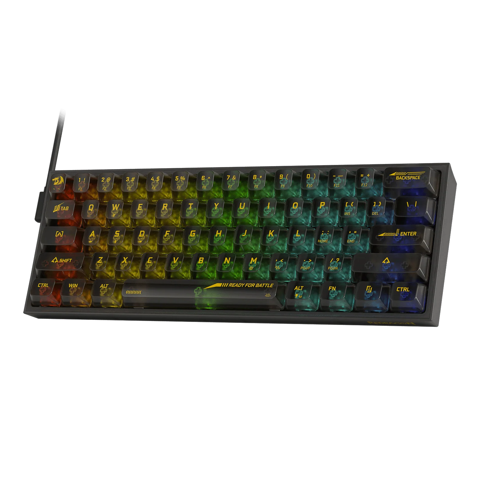 FIZZ K617 SE Full-Transparent Mechanical Keyboard - Image 4