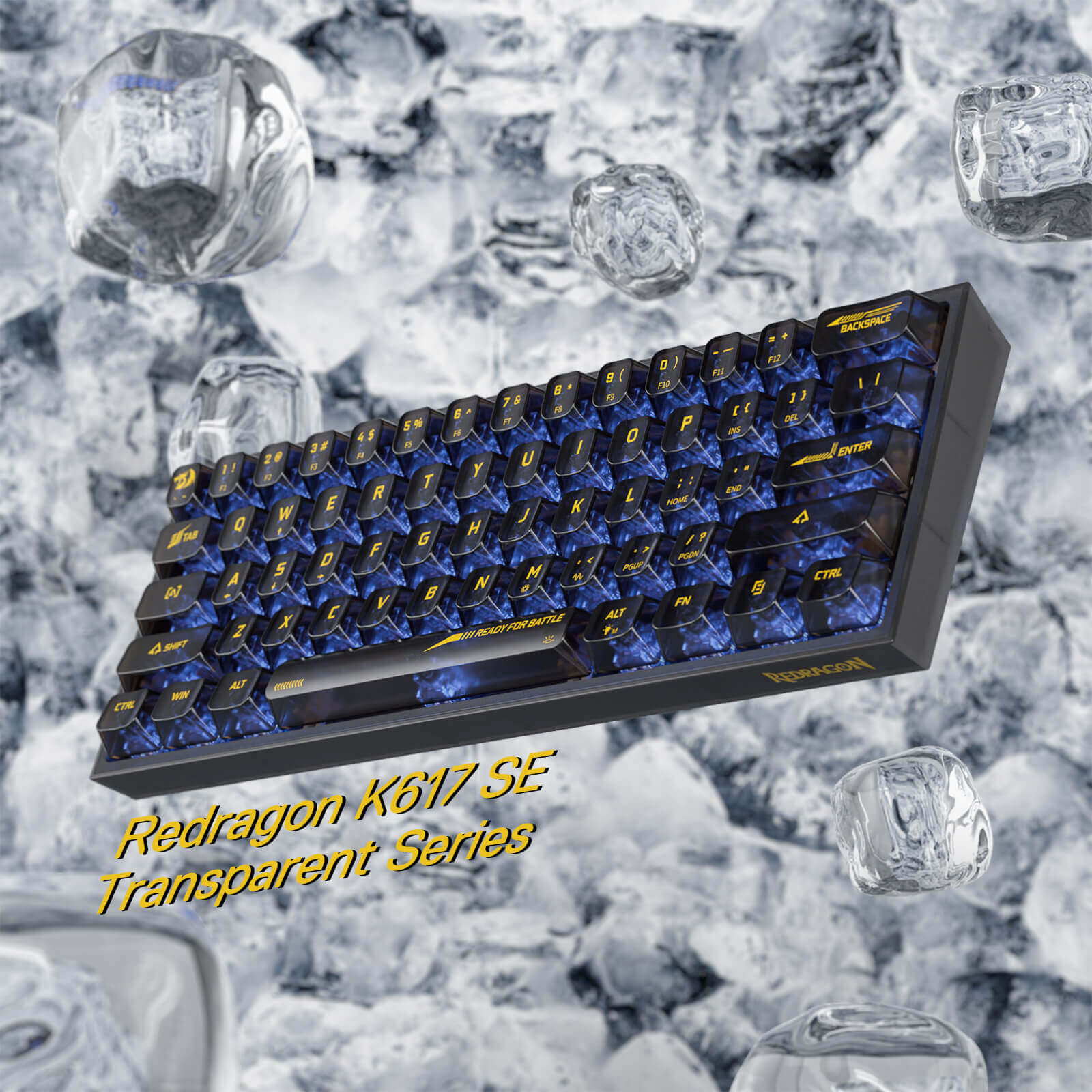 FIZZ K617 SE Full-Transparent Mechanical Keyboard - Image 6