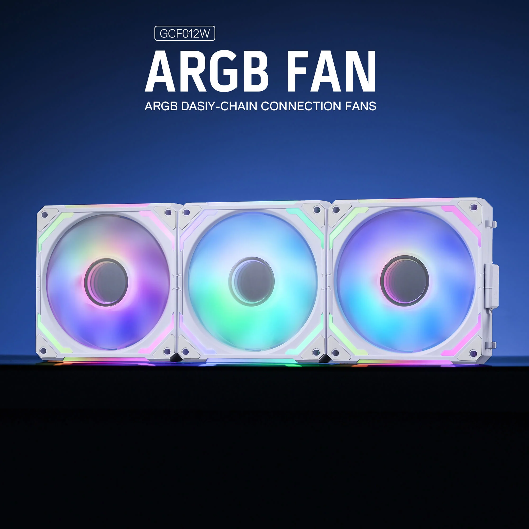 GCF012 Reverse 120mm ARGB PC Case Fan - Image 10