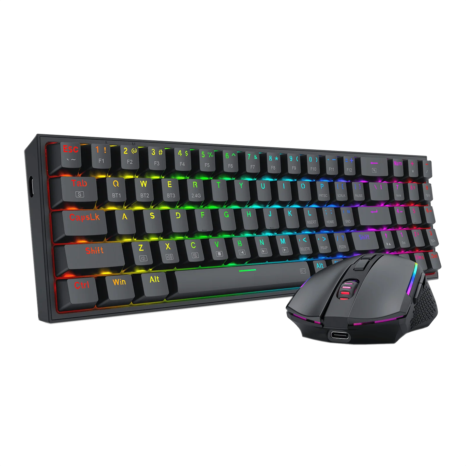 (Open-box) K628 75% Mechanical Gaming Keyboard M693 Gaming Mouse Tri-Modes Combo - Image 10