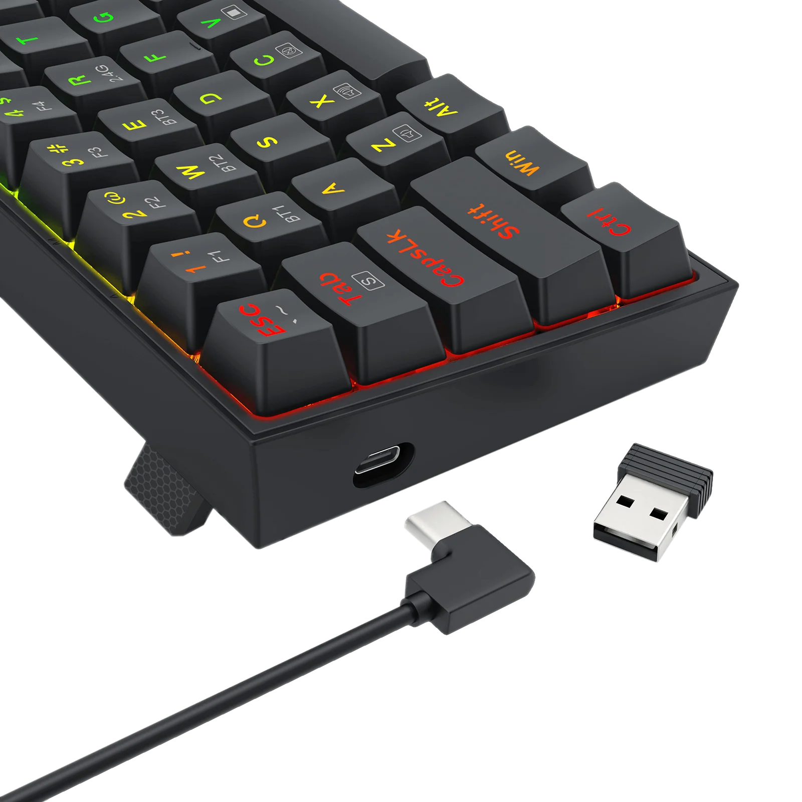 (Open-box) K628 75% Mechanical Gaming Keyboard M693 Gaming Mouse Tri-Modes Combo - Image 13