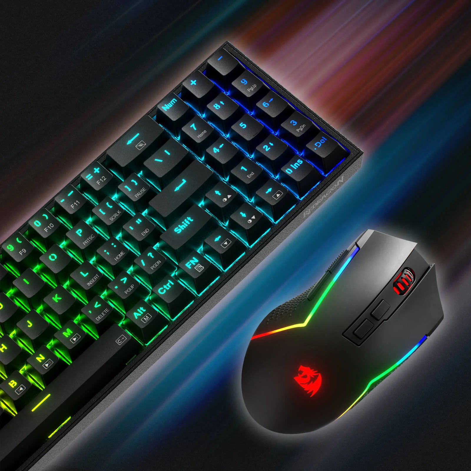 (Open-box) K628 75% Mechanical Gaming Keyboard M693 Gaming Mouse Tri-Modes Combo - Image 9