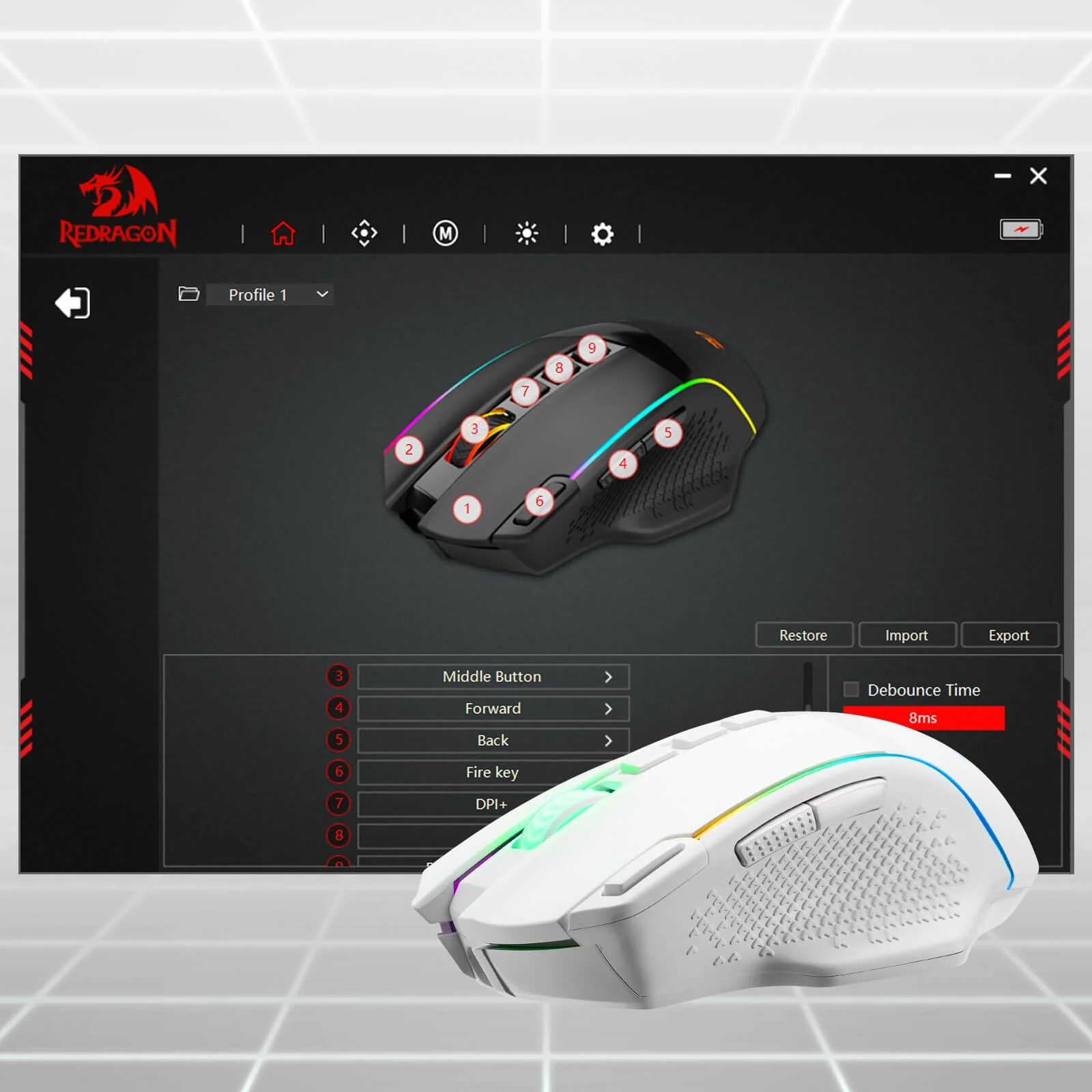 M991 Wireless FPS Gaming Mouse - Image 23