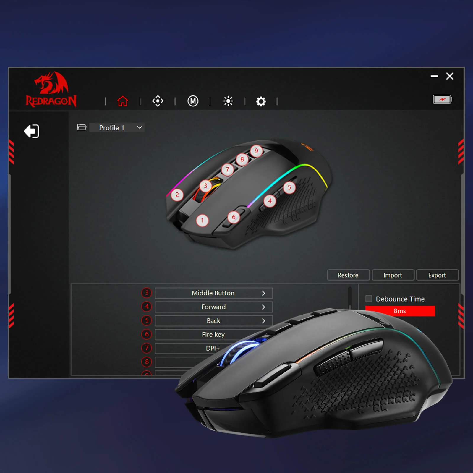 M991 Wireless FPS Gaming Mouse - Image 9