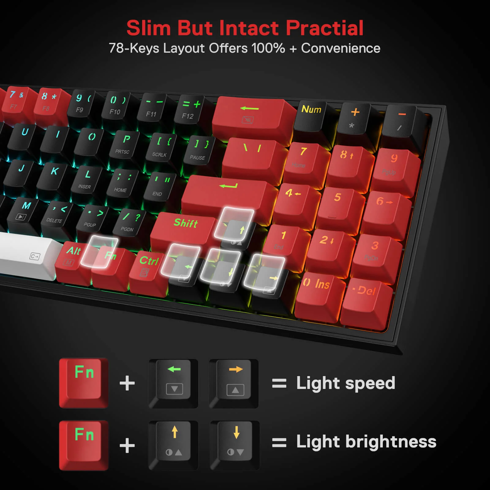 POLLUX K628 PRO 75% Wireless Gaming Keyboard - Image 12