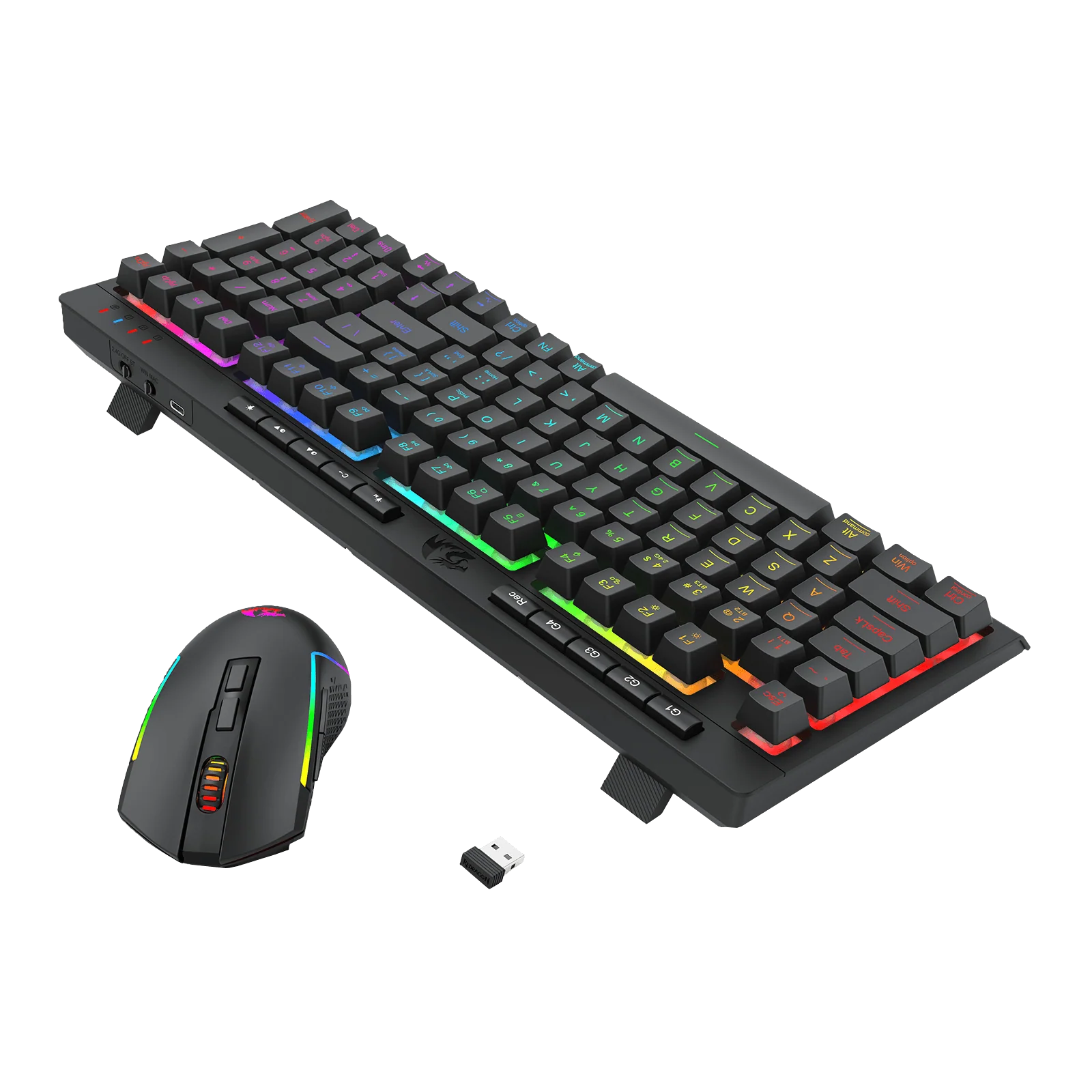 RYLO PRO S142 Membrane Gaming Keyboard & Mouse Tri-Mode Combo - Image 13
