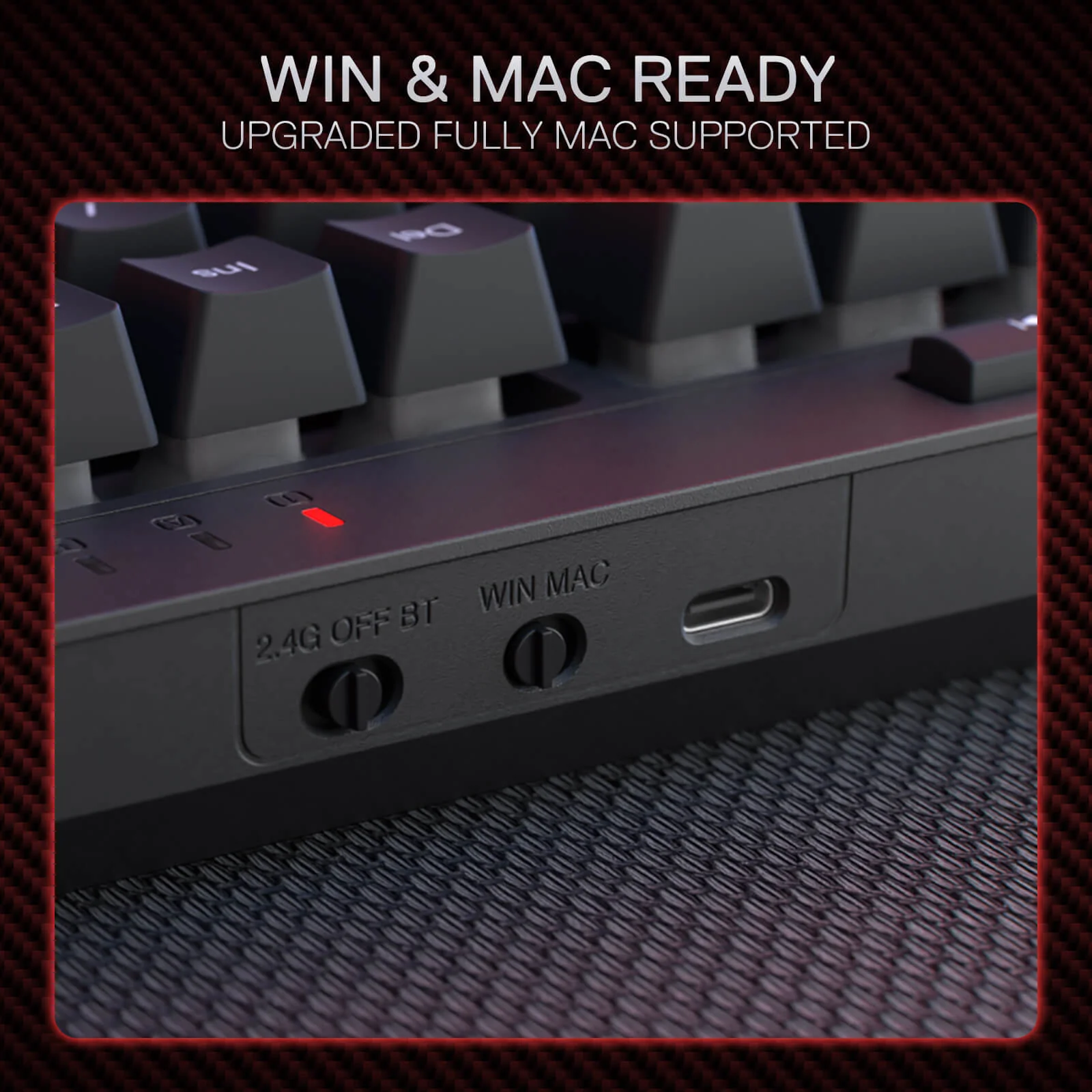 RYLO PRO S142 Membrane Gaming Keyboard & Mouse Tri-Mode Combo - Image 9