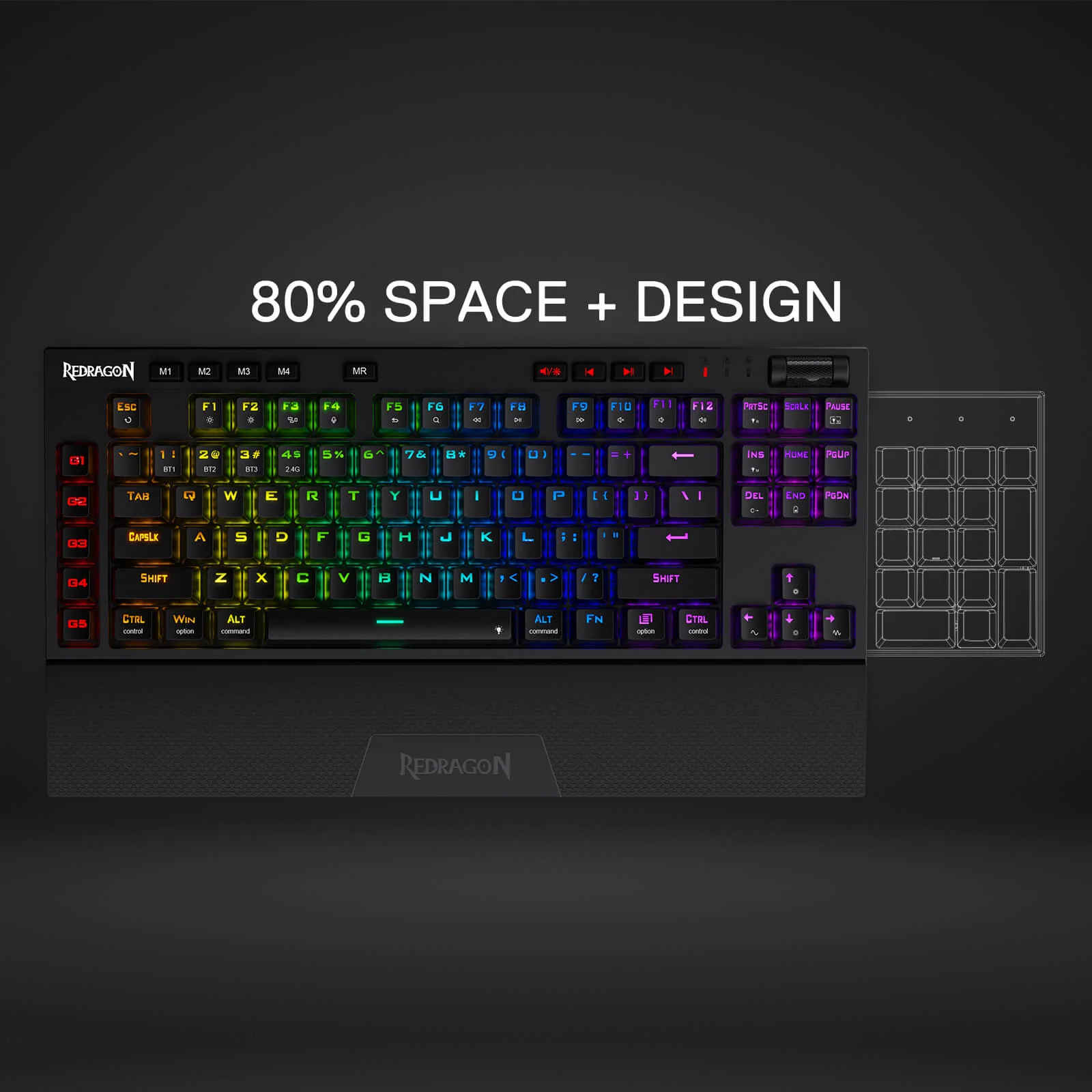 VISHNU K596 Pro Wireless Keyboard - Image 7
