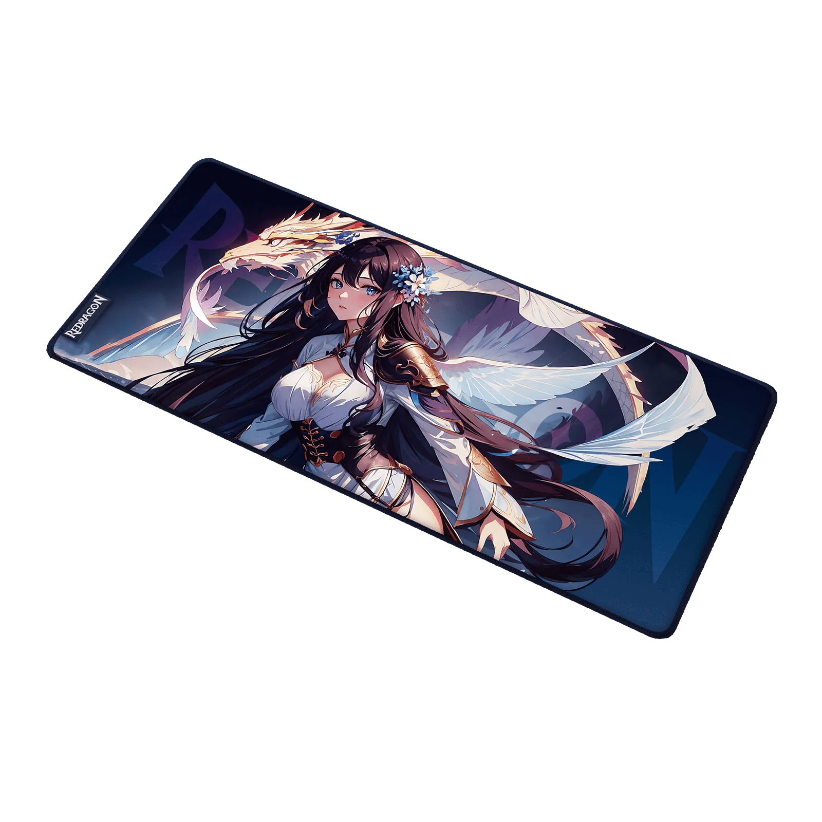 P046 Anime Blue Gaming Mouse Pad/Desk Mat - Image 12